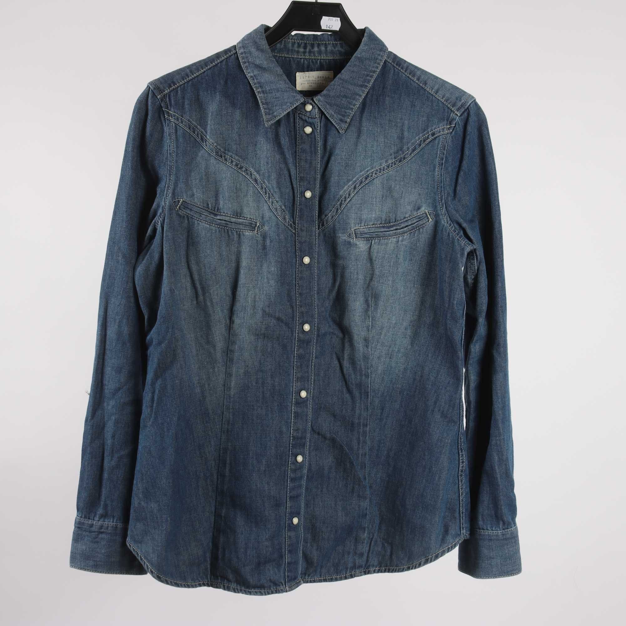Jeansskjorta, Esprit, blå, stl. L