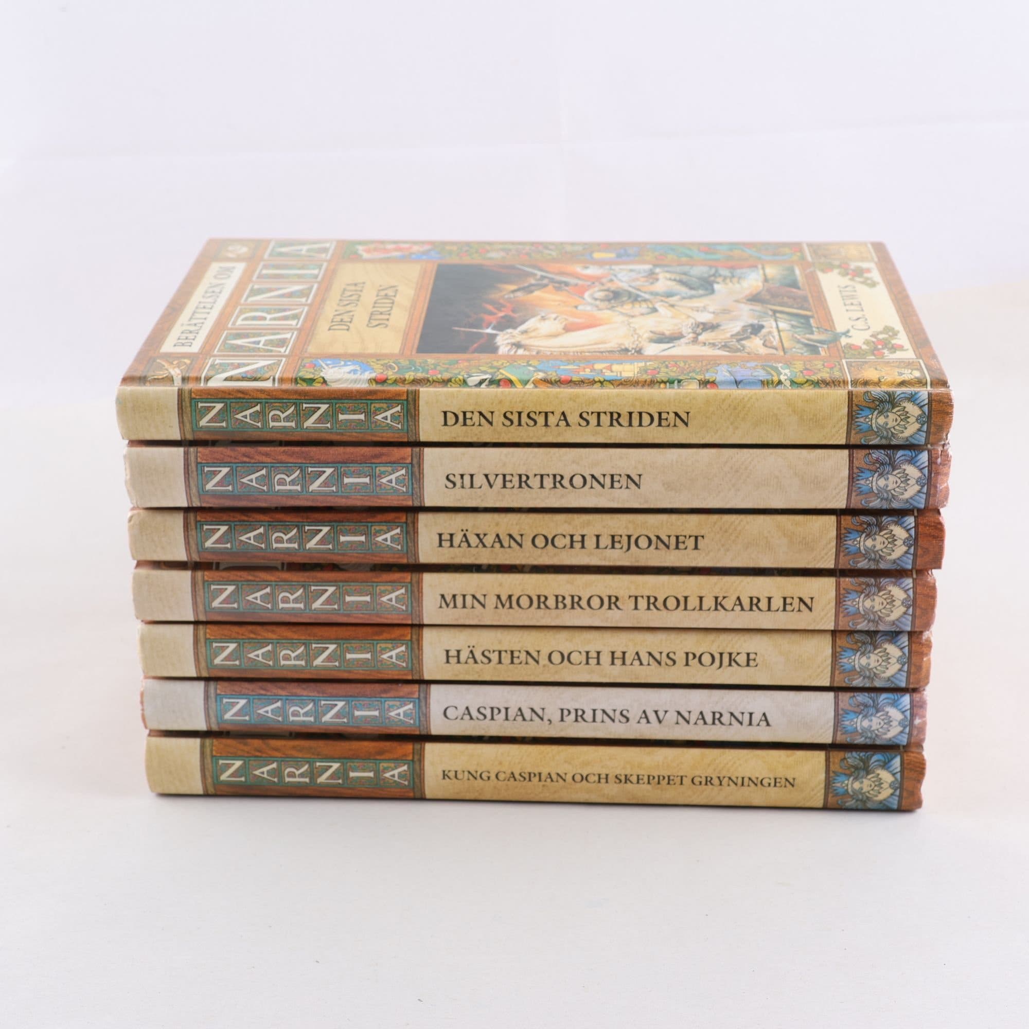 C. S. Lewis, Berättelsen om Narnia, komplett serie med 7 volymer