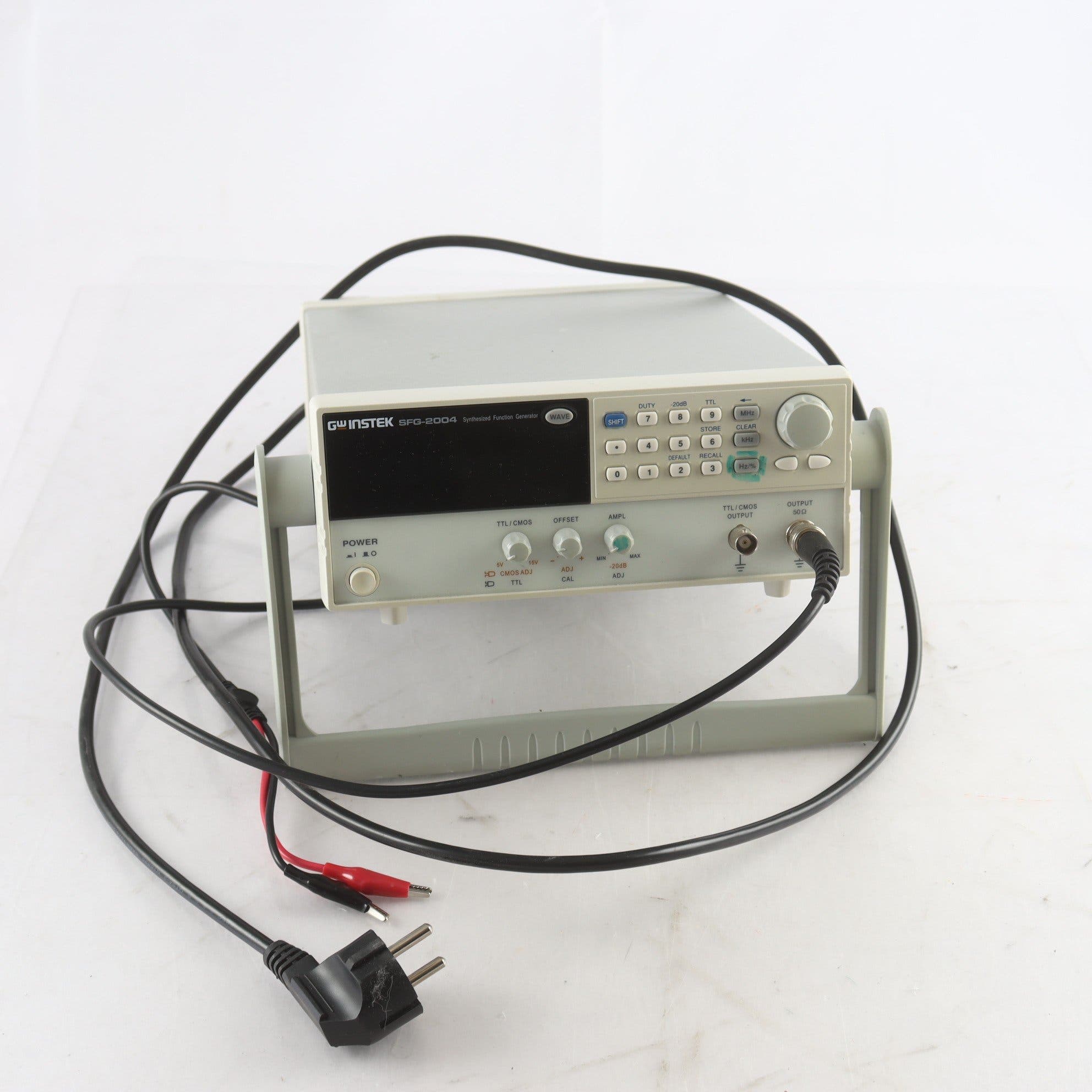 Funktionsgenerator, GW Instek SFG – 2004. Samfraktas ej.