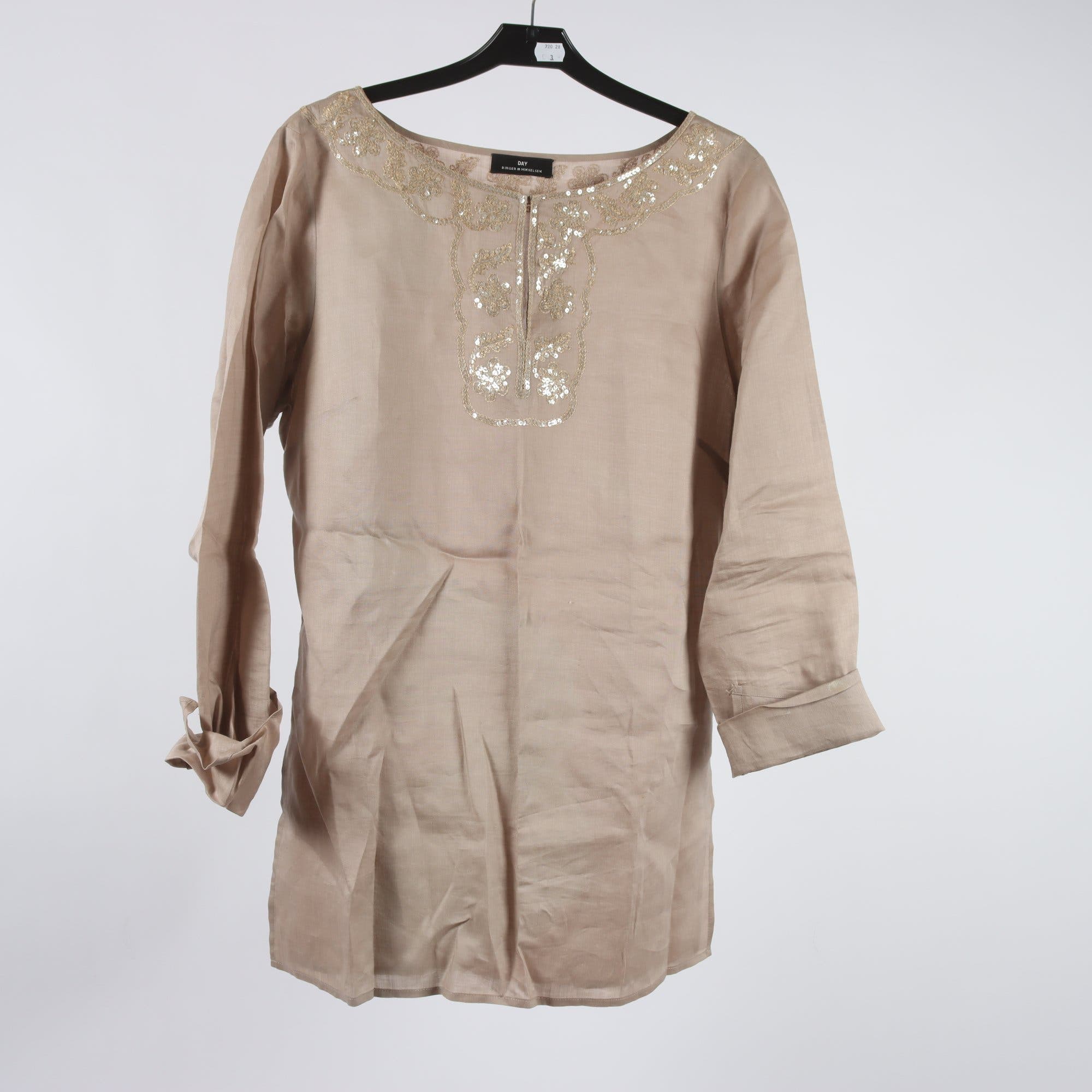 Blus, Day Birger et Mikkelsen, beige, 100% ramie, stl. 42