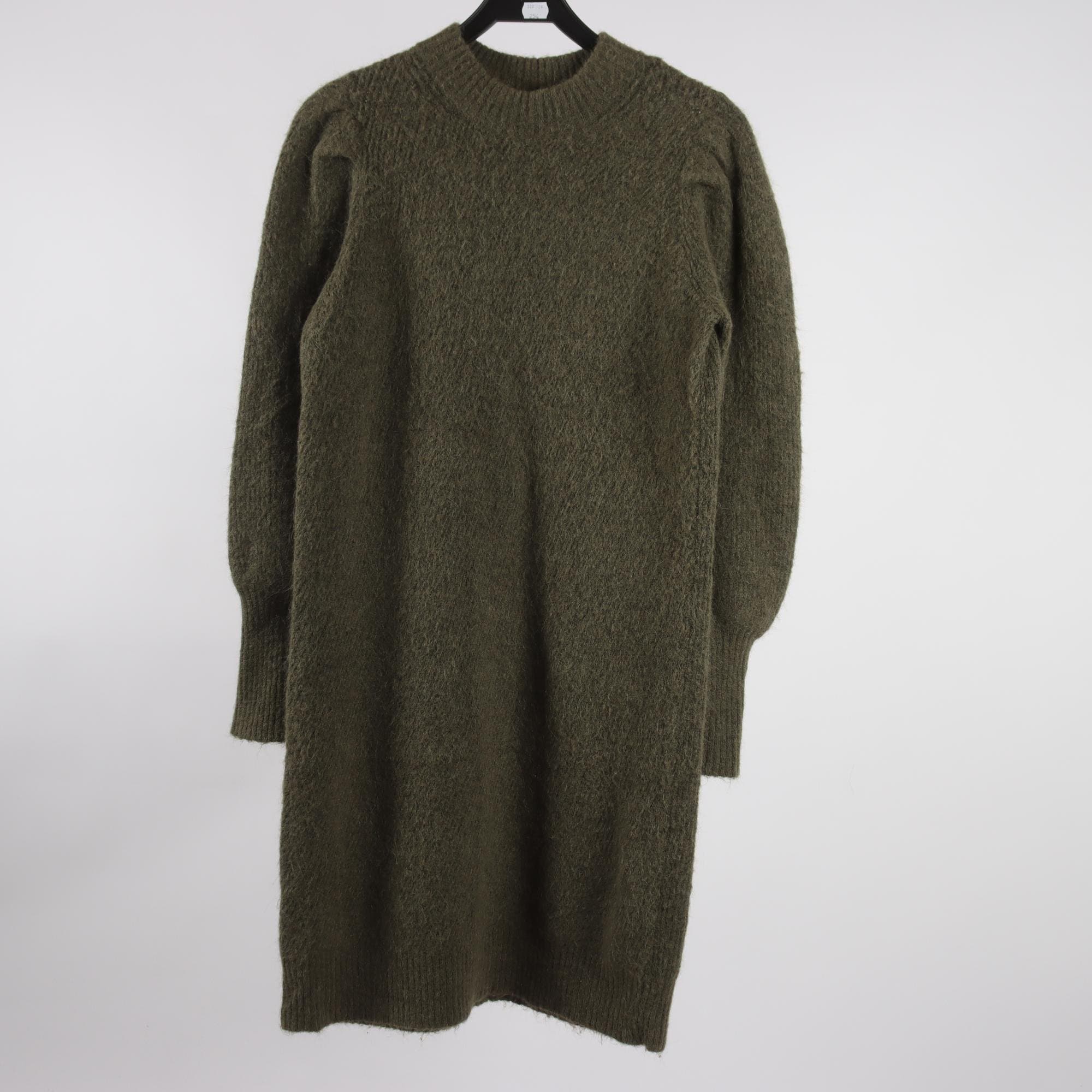 Klänning, Selected Femme, grön, ull, alpaca, stl. XS.