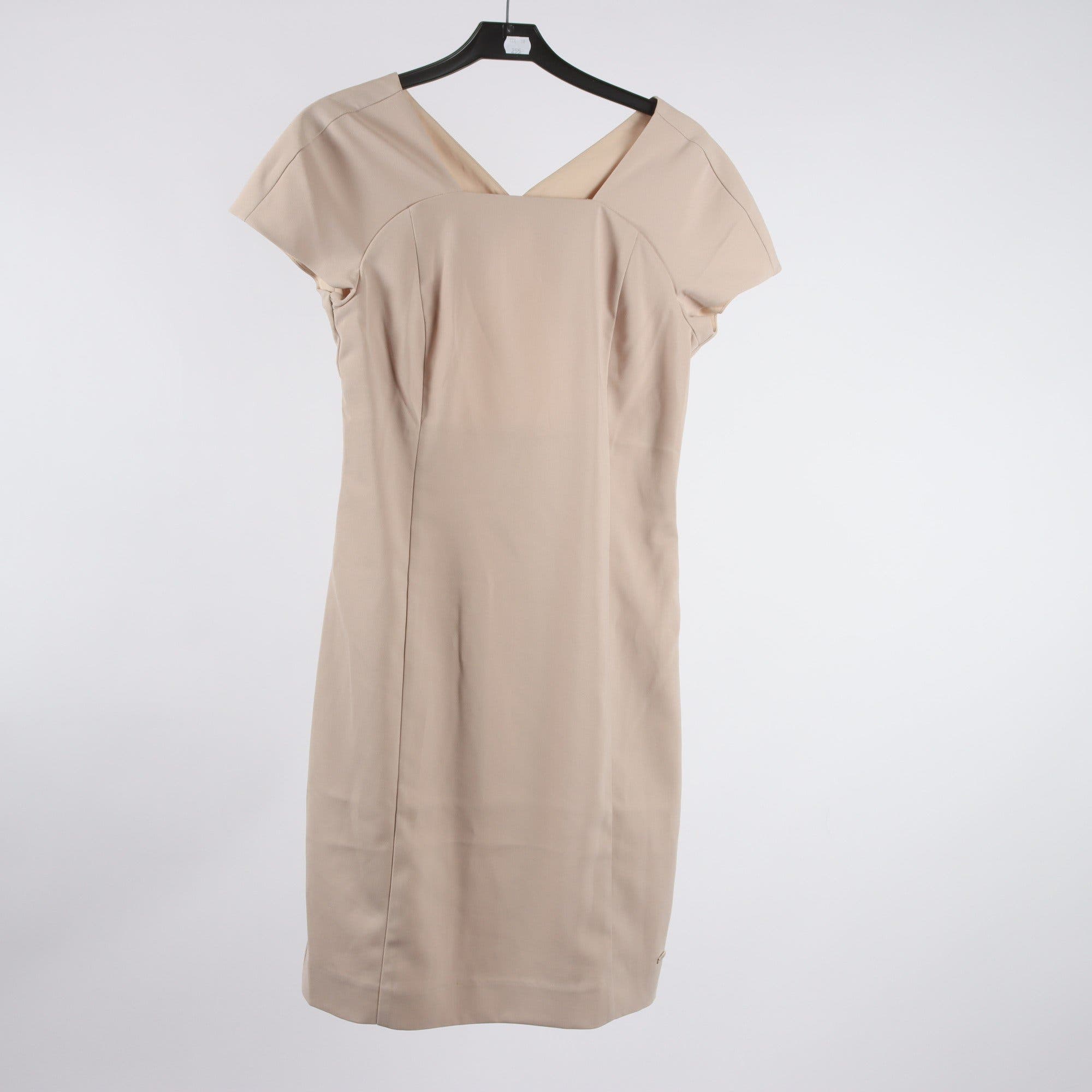 Klänning, Armani Exchance, beige, stl. ca. XS.