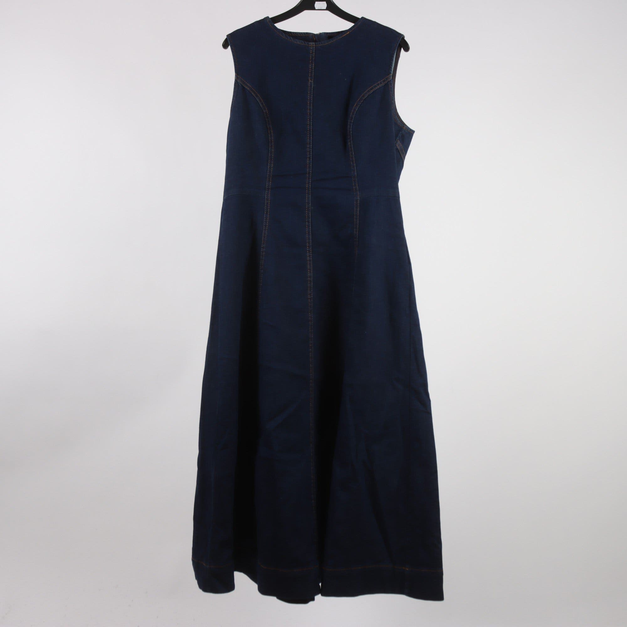 Jeansklänning, Zara, blå, stl. XL.
