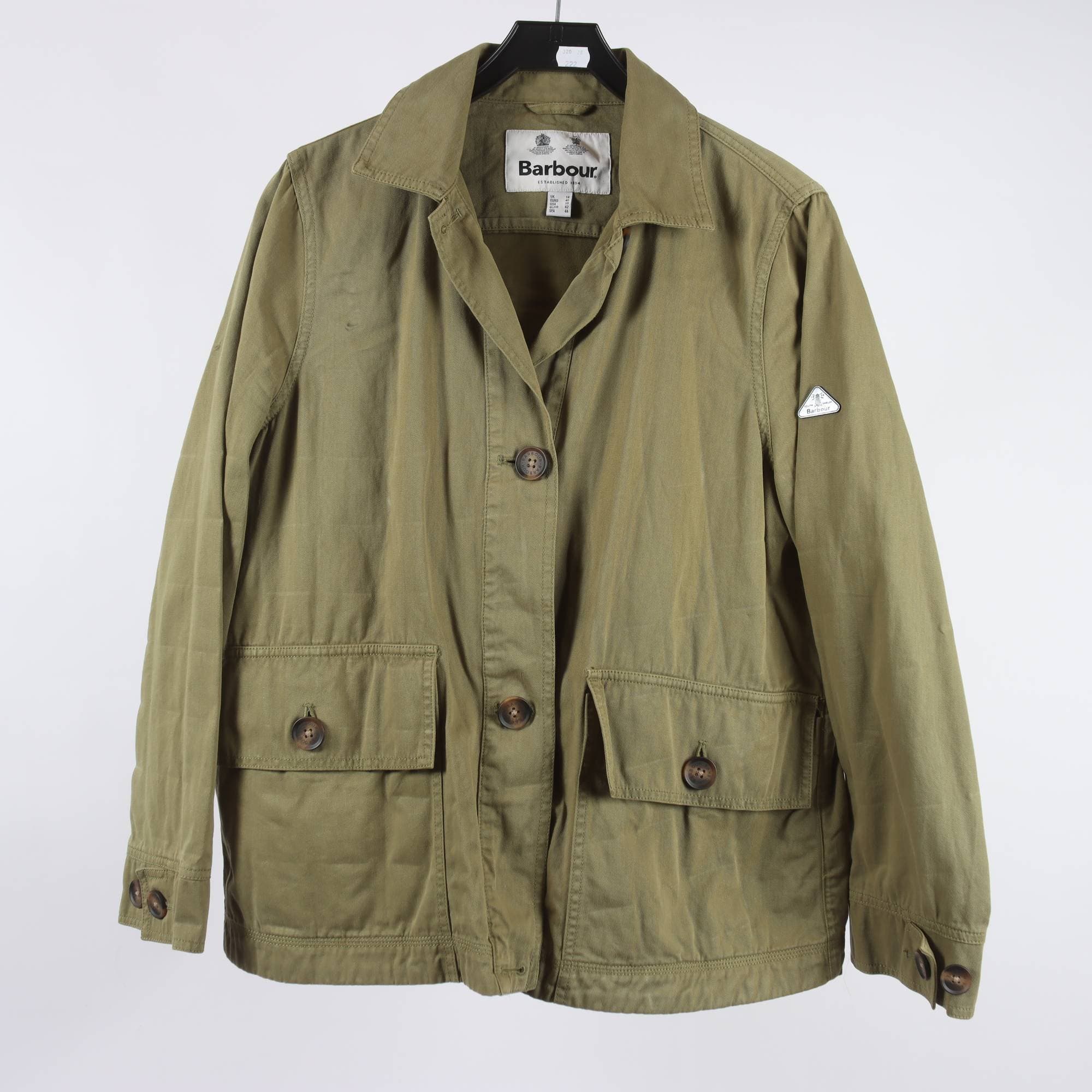 Jacka, Barbour, grön, stl. 40.
