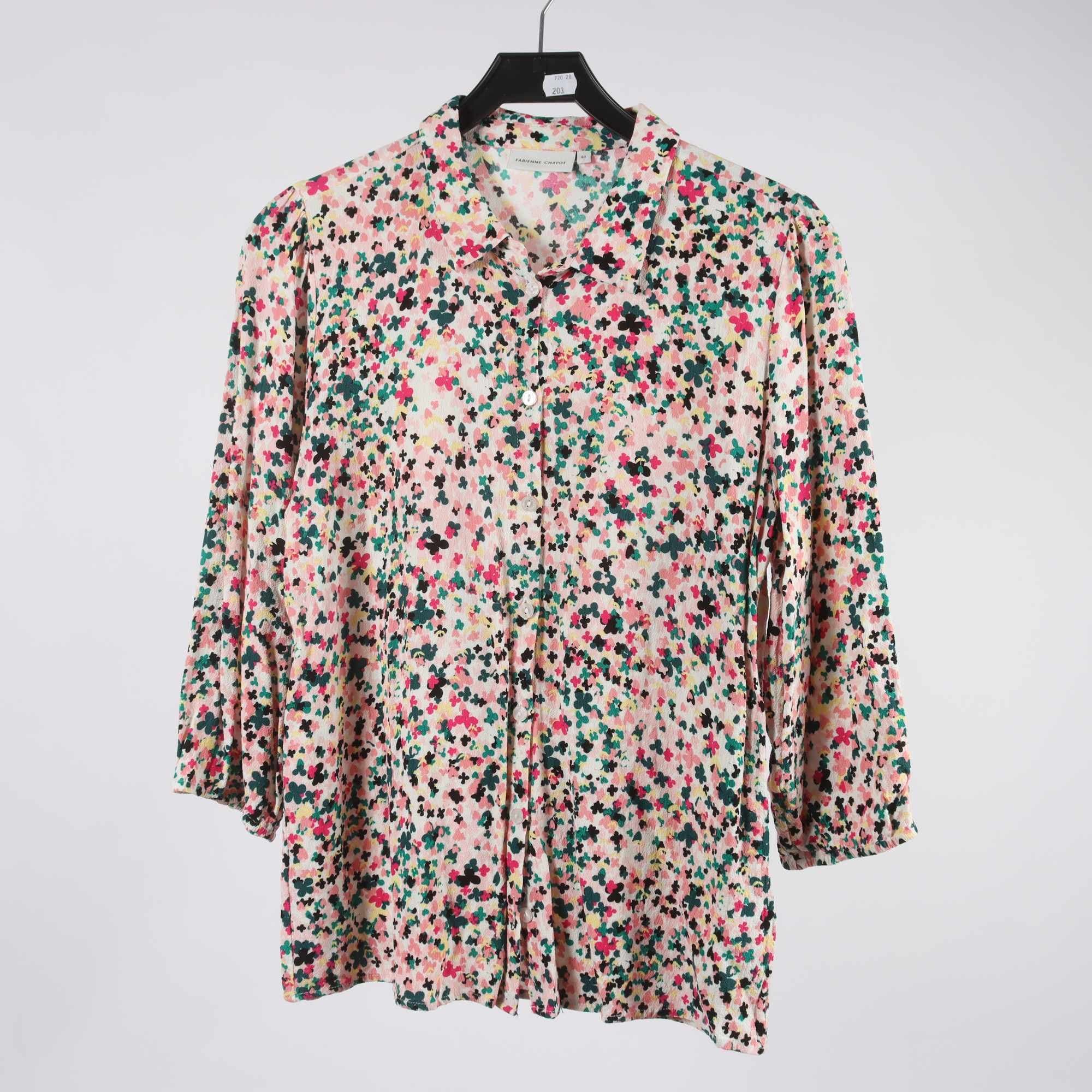 Blus, Fabienne Chapot, mönstrad, stl. 40
