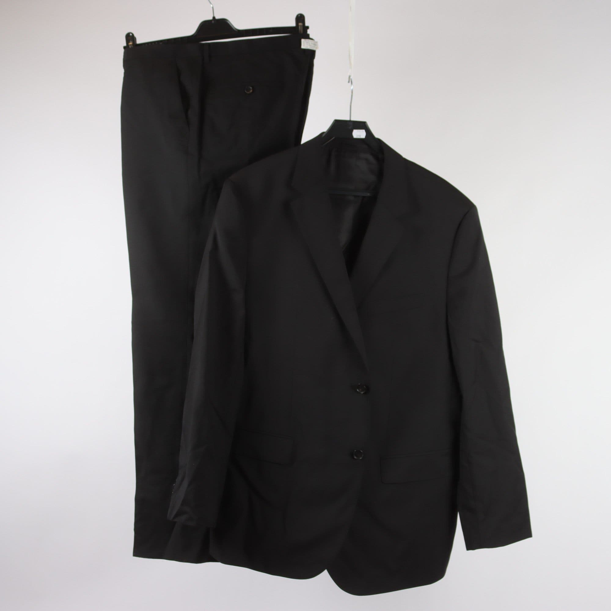 Kostym Hugo Boss, svart, stl. kavaj 58, byxor 28