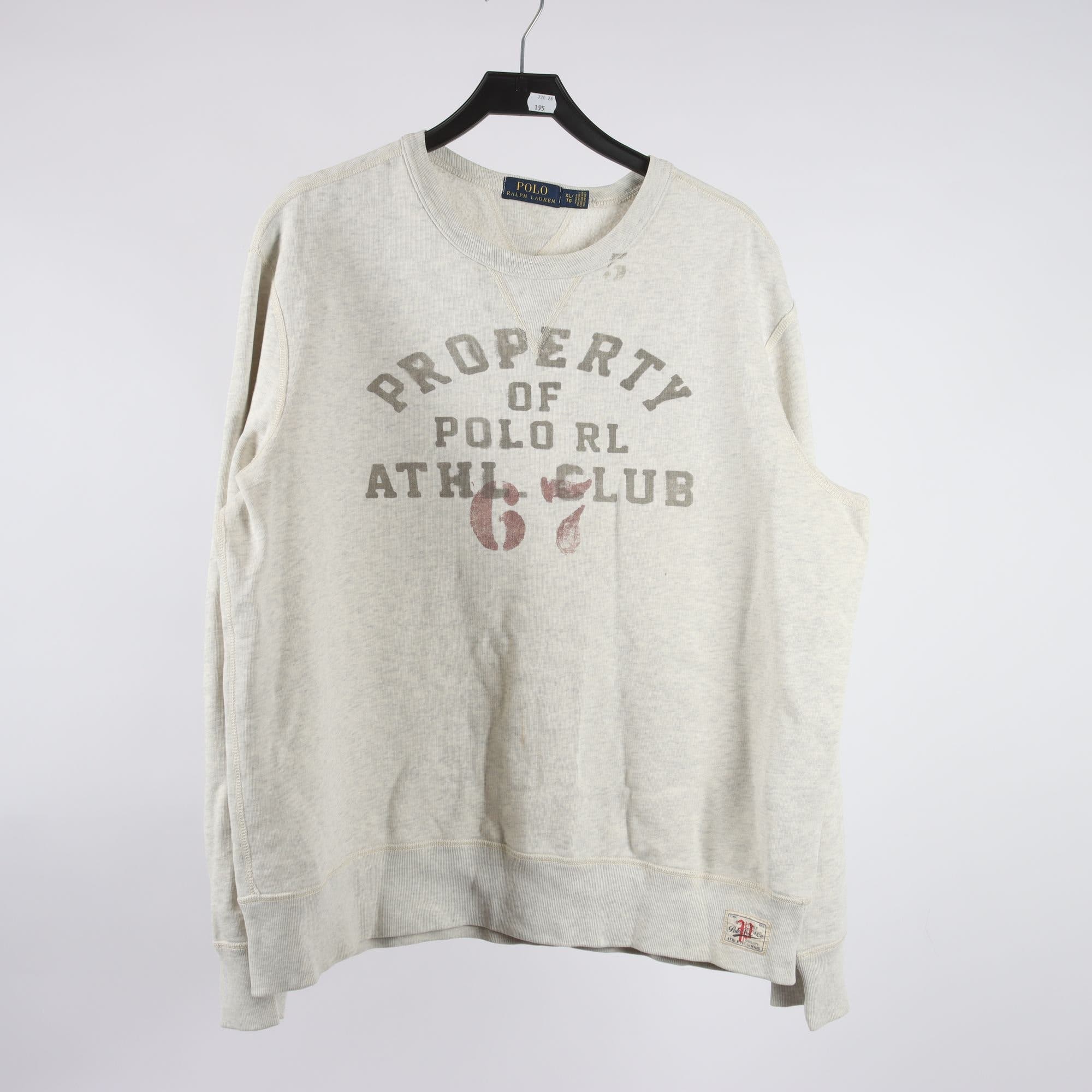 Sweatshirt, Polo Ralph Lauren, grå, stl. XL