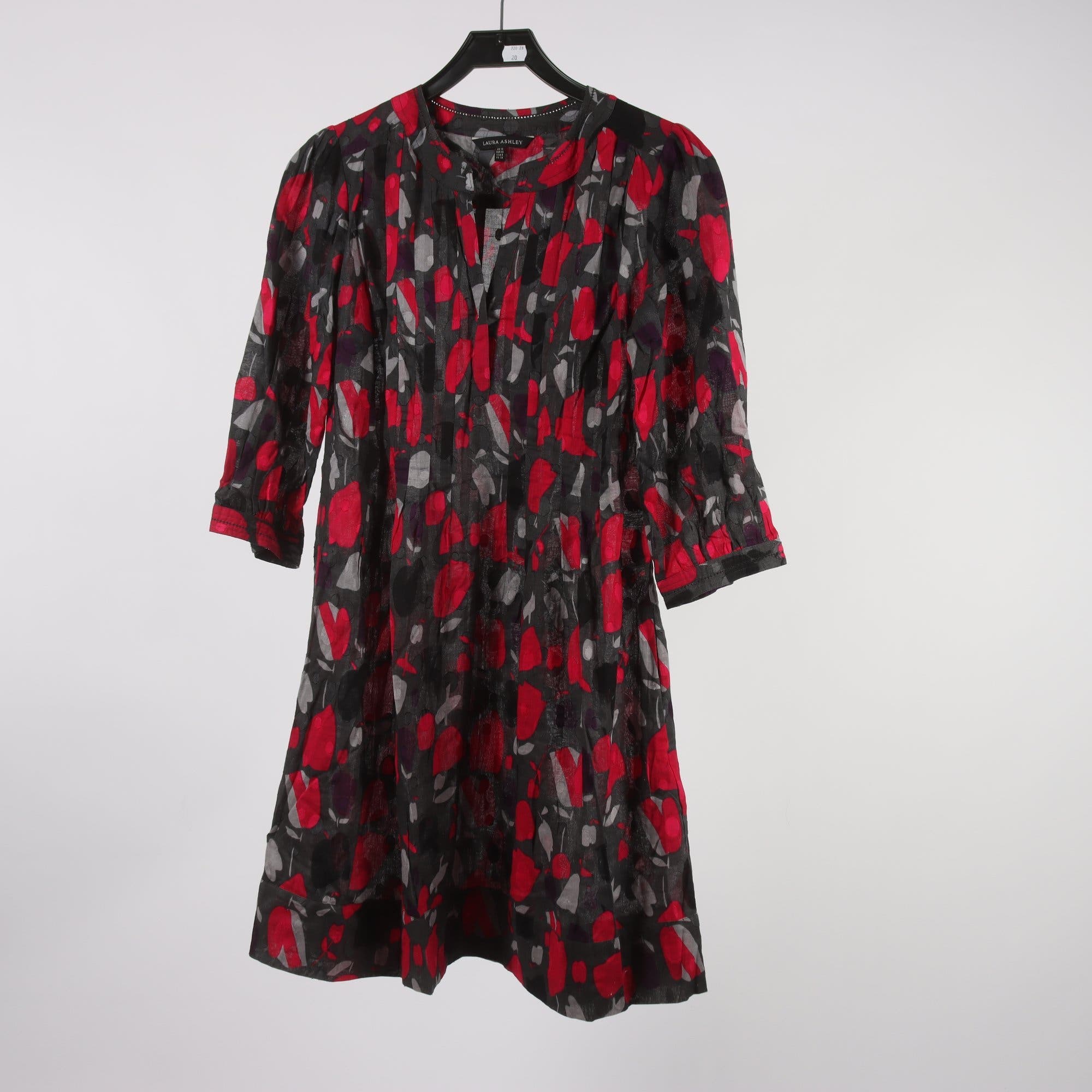 Klänning, Laura Ashley. mönstrad, stl. 36