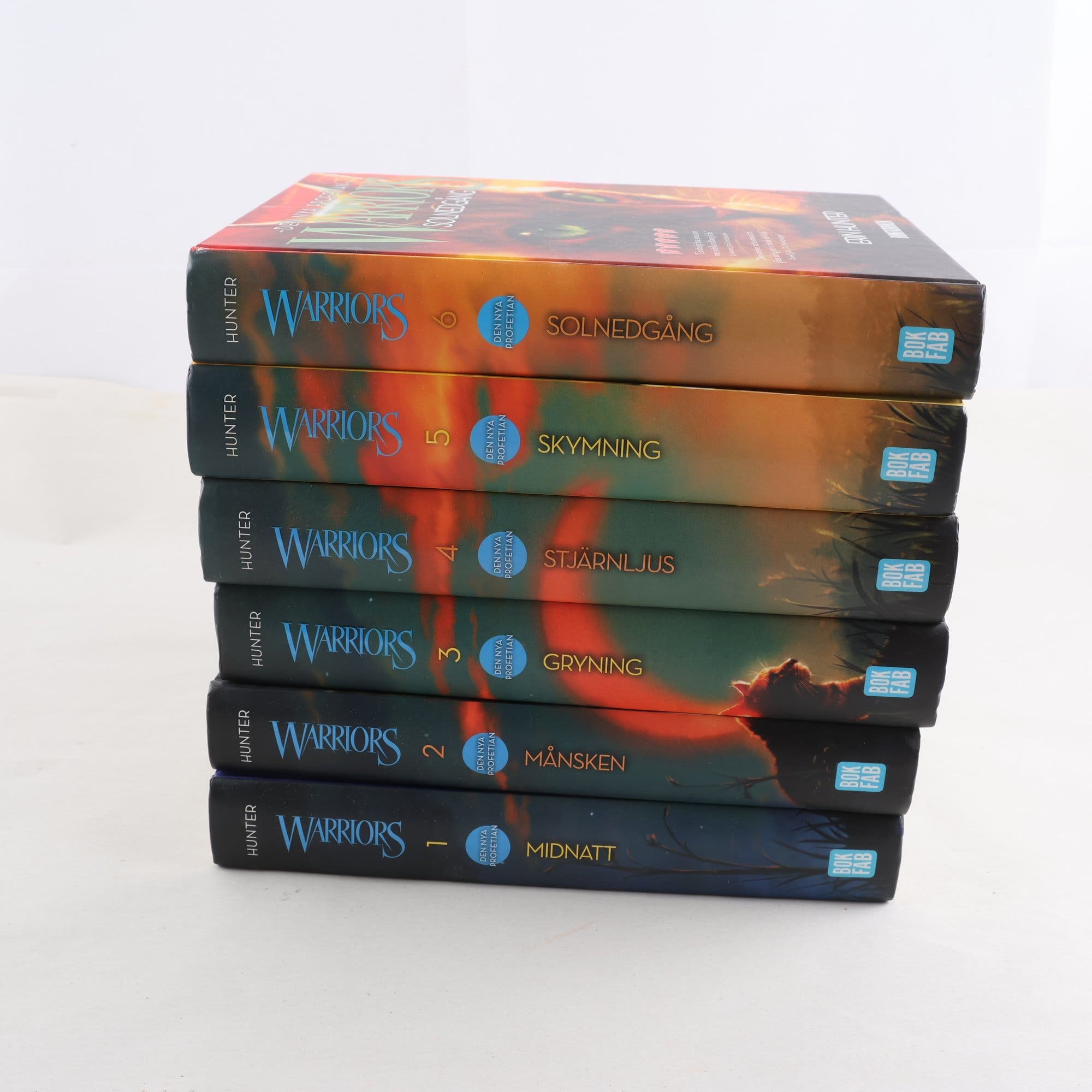 Erin Hunter, Den nya profetian, Vol. 1-6