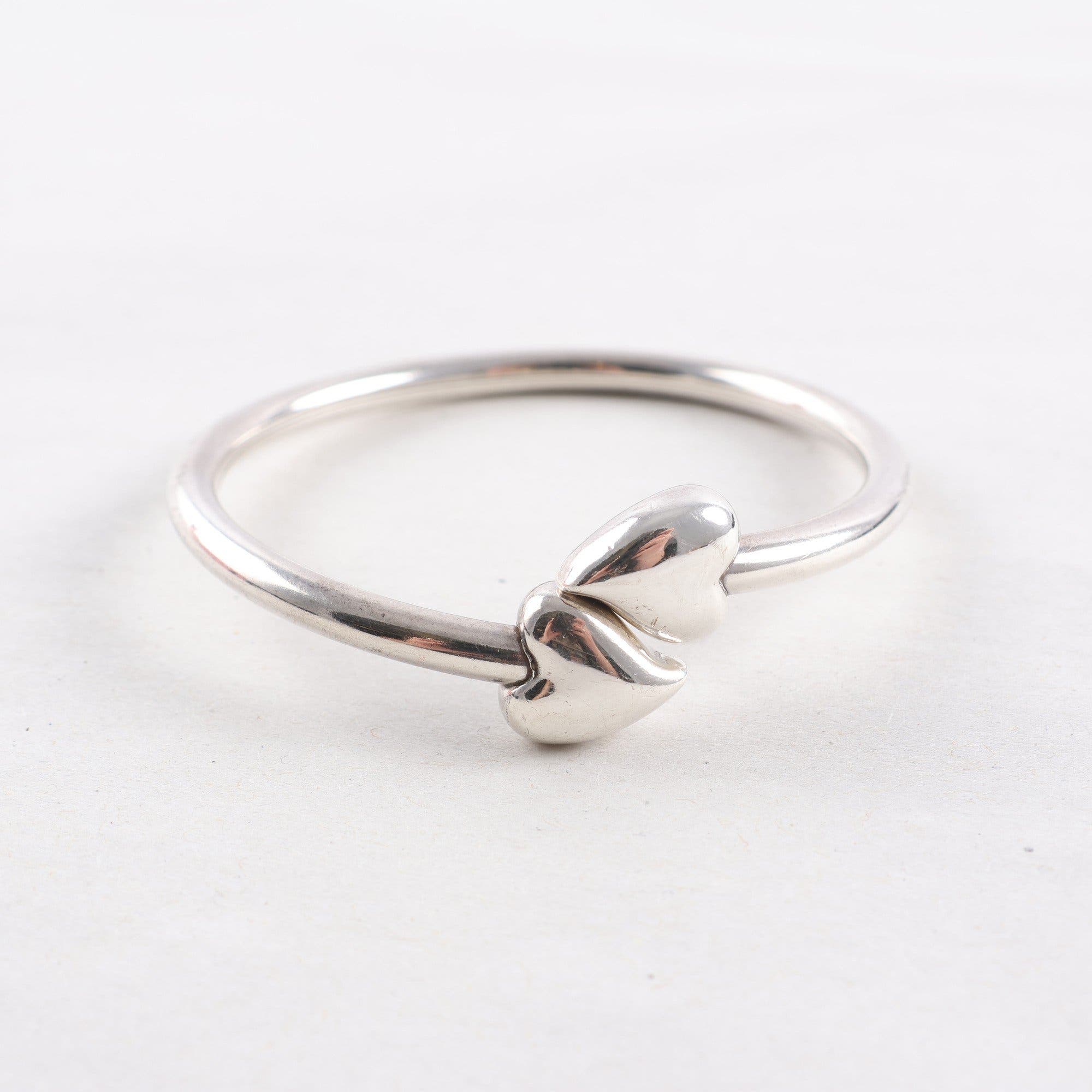 Armband, silver 925, hjärtan