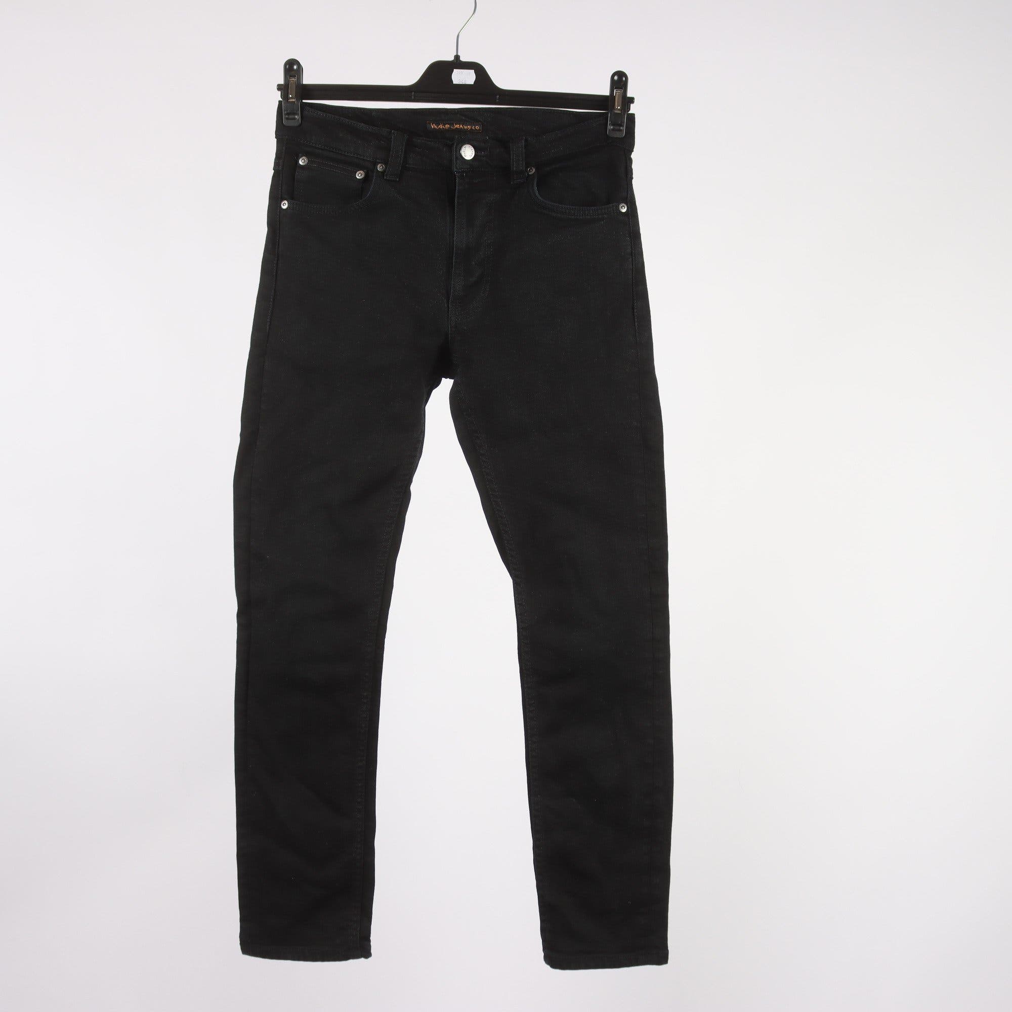 Jeans, Nudie Jeans, Lean Dean, svart, stl. 30″/30.