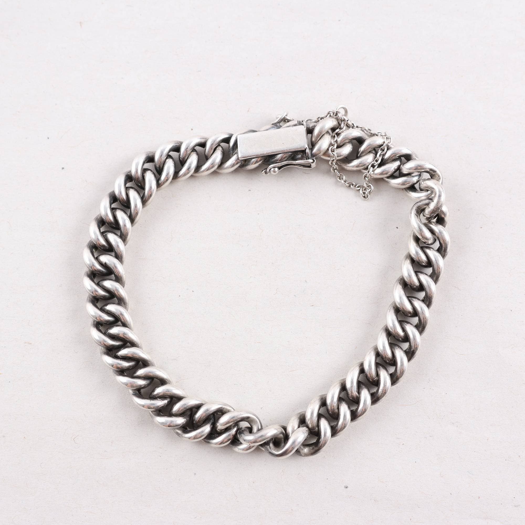 Armband, länk, silver 835, vintage