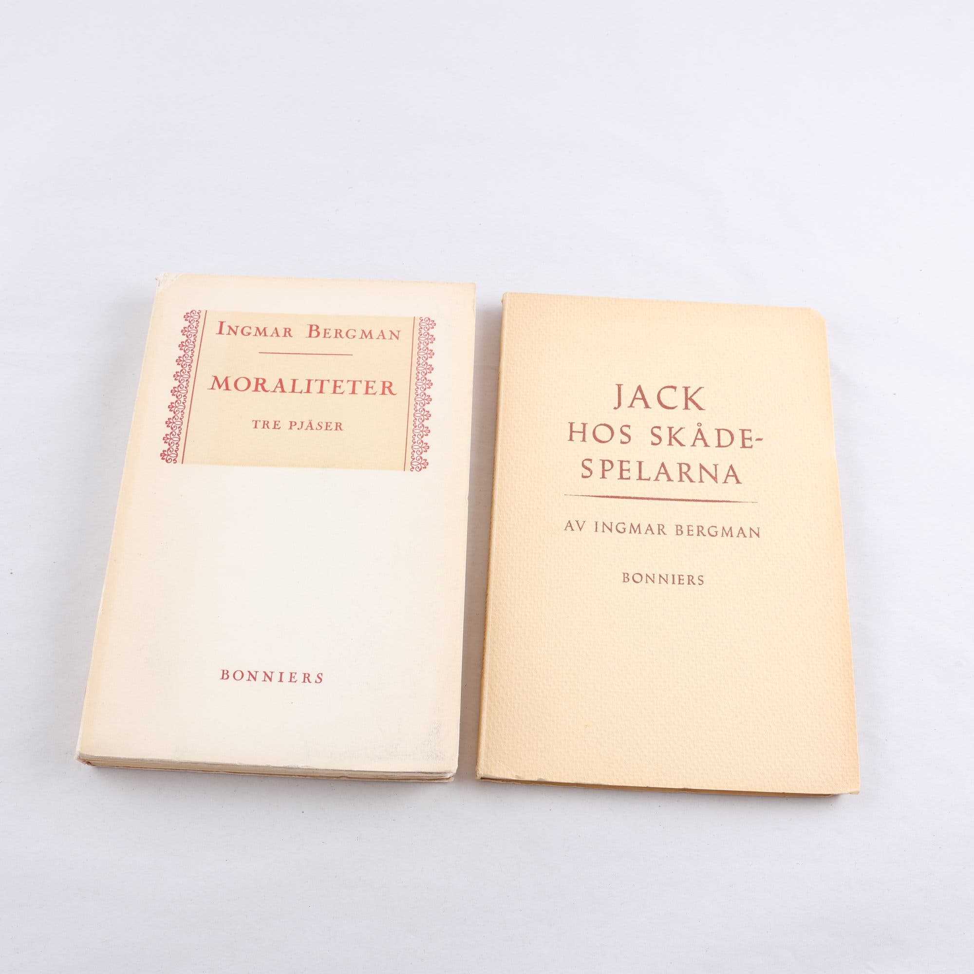 Ingmar Bergman, Jack hos skådespelarna (1946) + Moraliteter (1948)