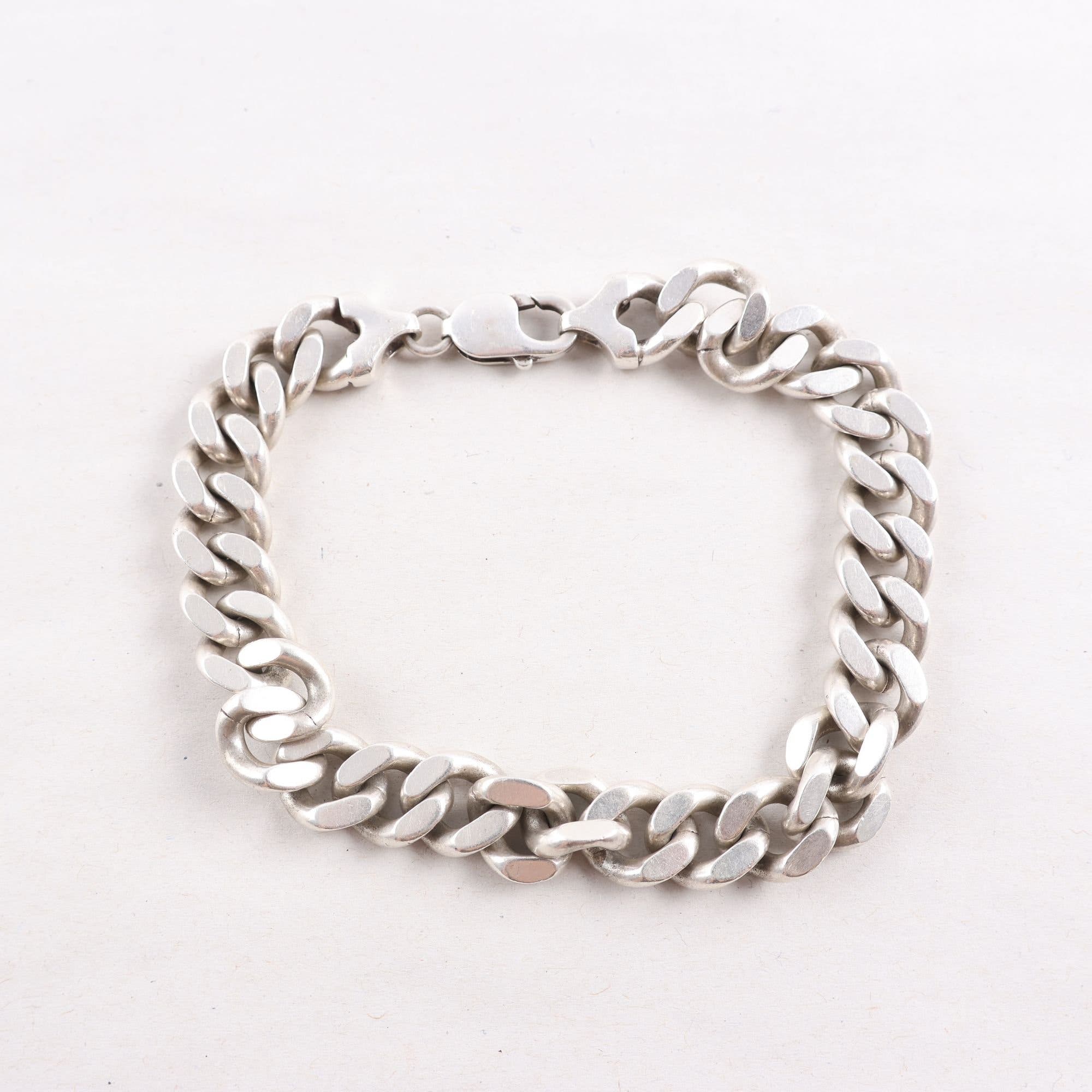 Armband, pansarlänk, silver 925