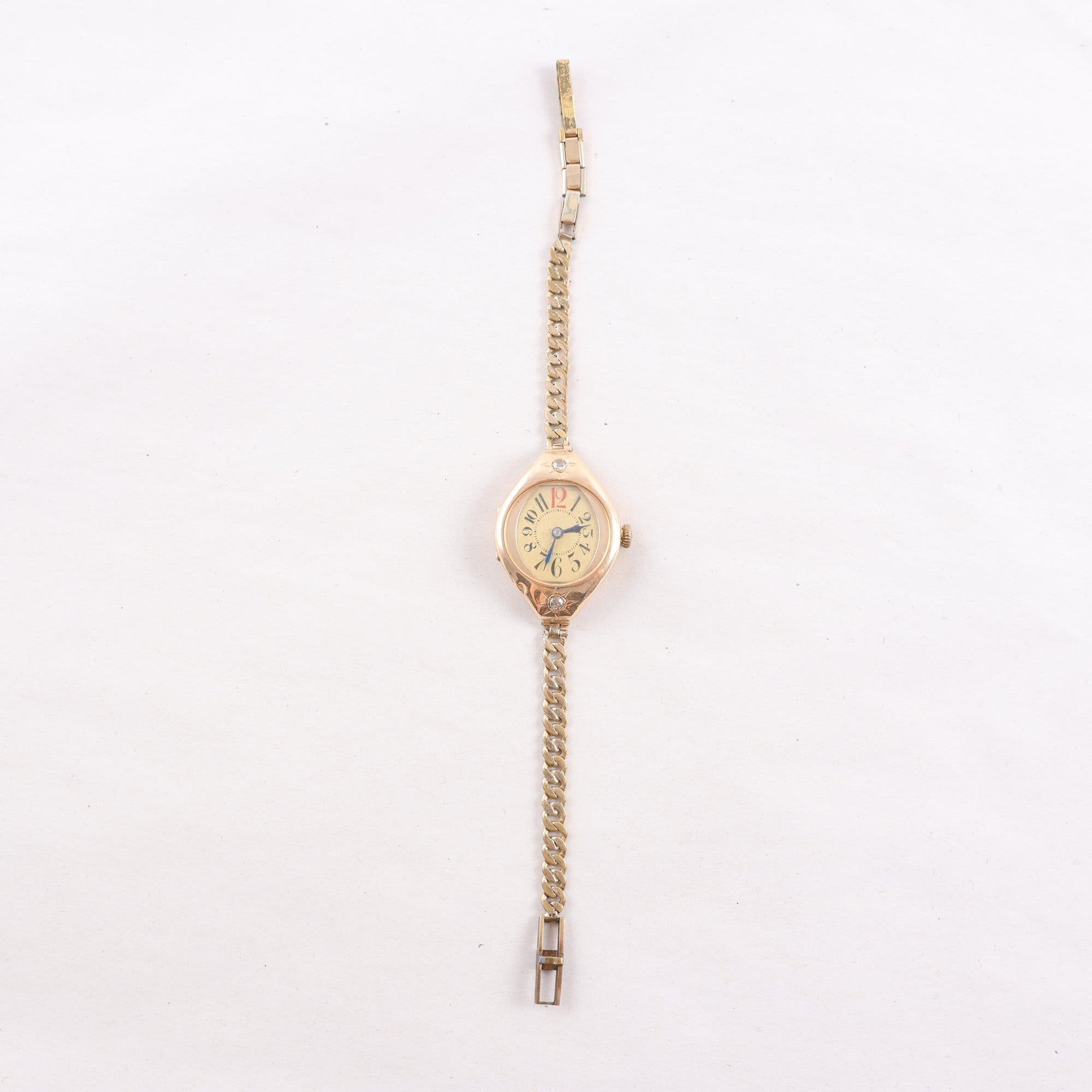 Armbandsur, 14K, manuell, vintage