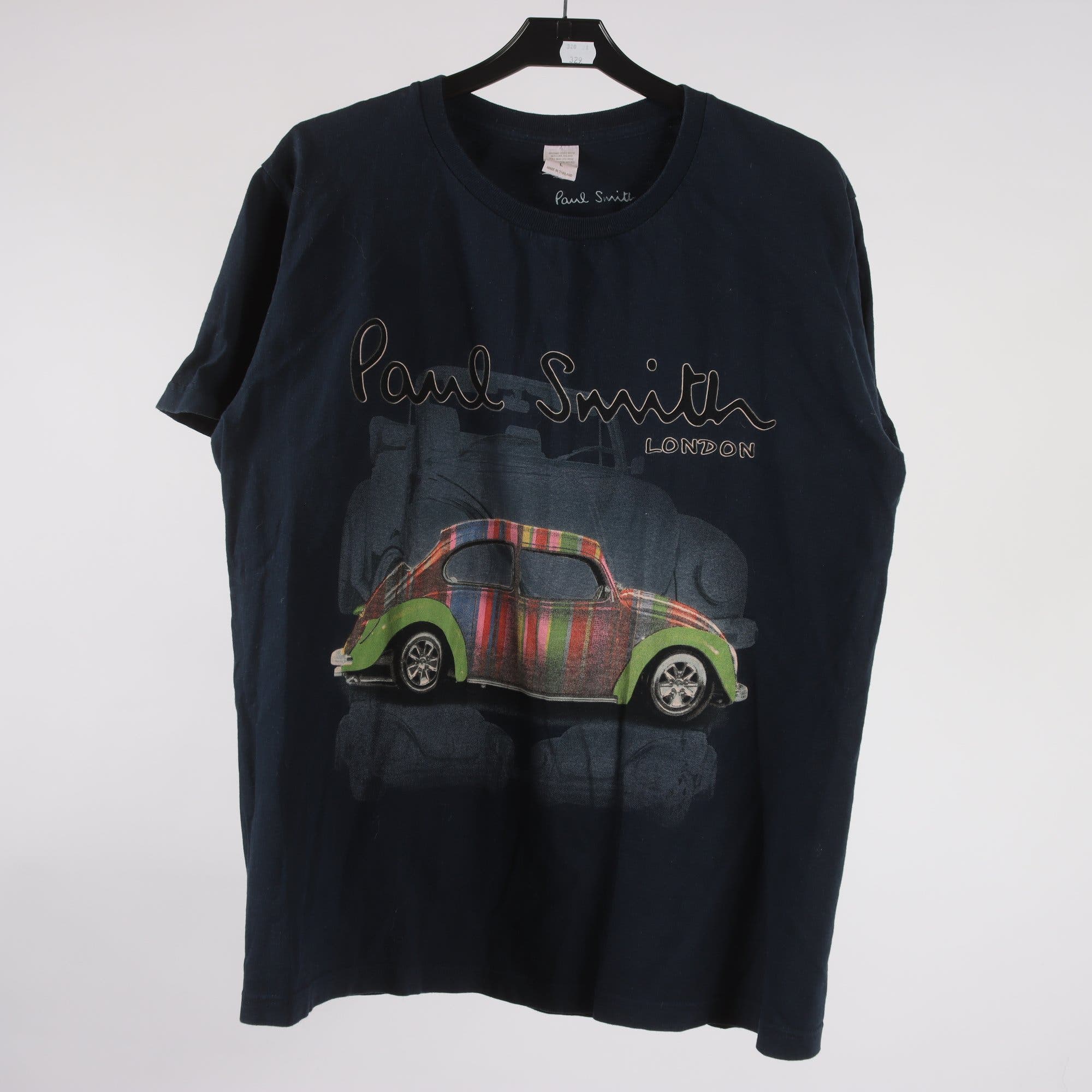 T-shirt, Paul Smith, mönstrad, blå, stl. L.