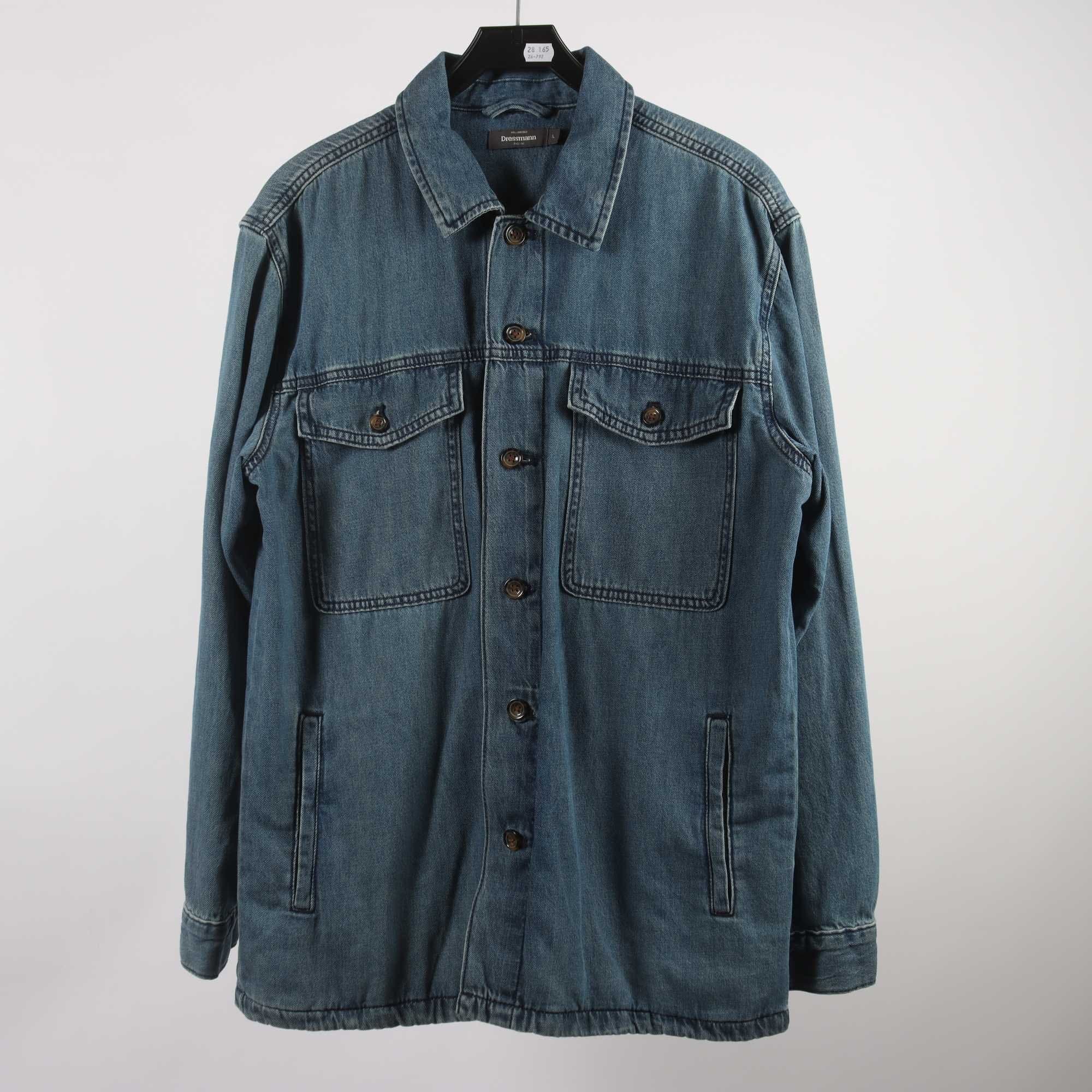 Denim Overshirt, Dressmann, stl. L