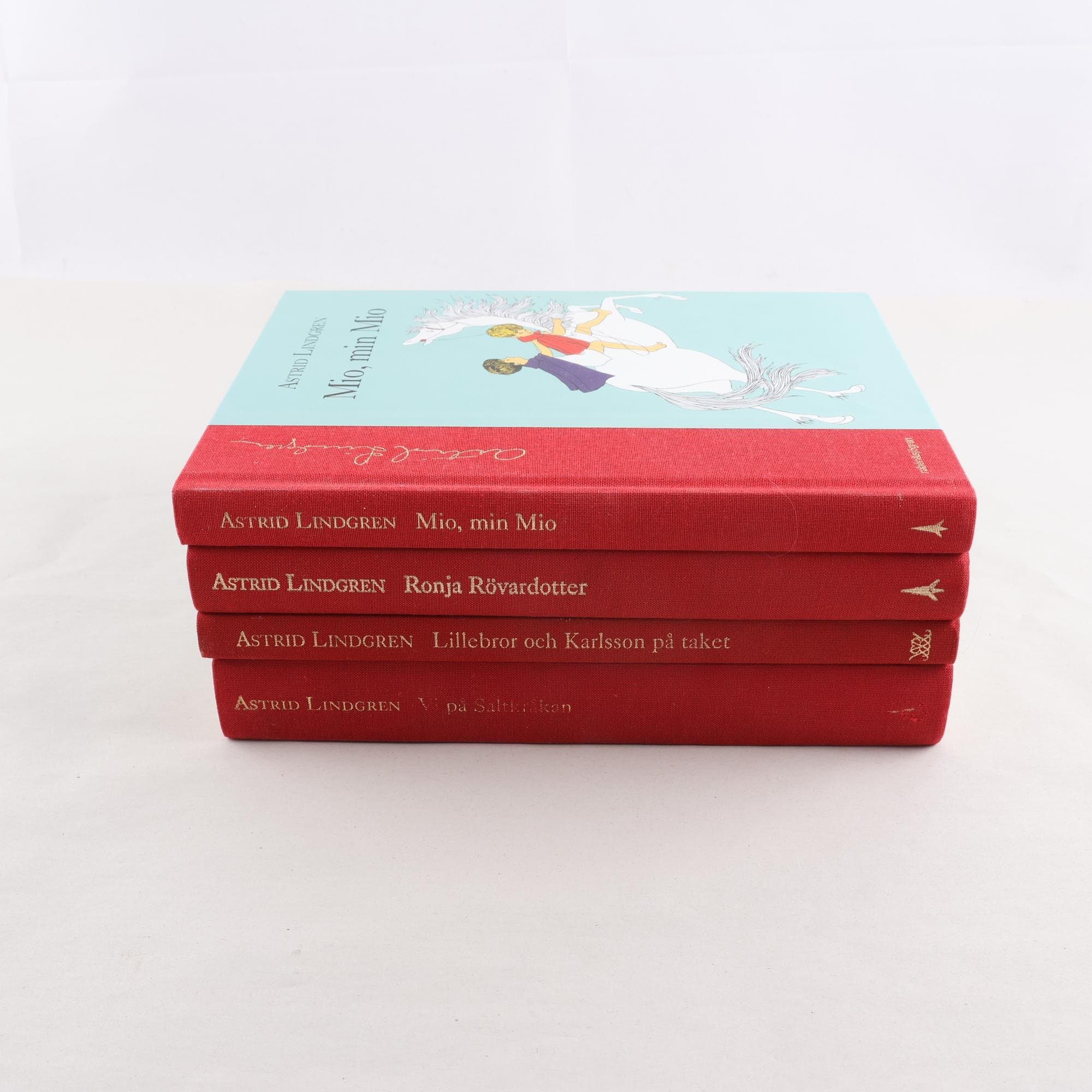 Astrid Lindgren, bokpaket med 4 volymer
