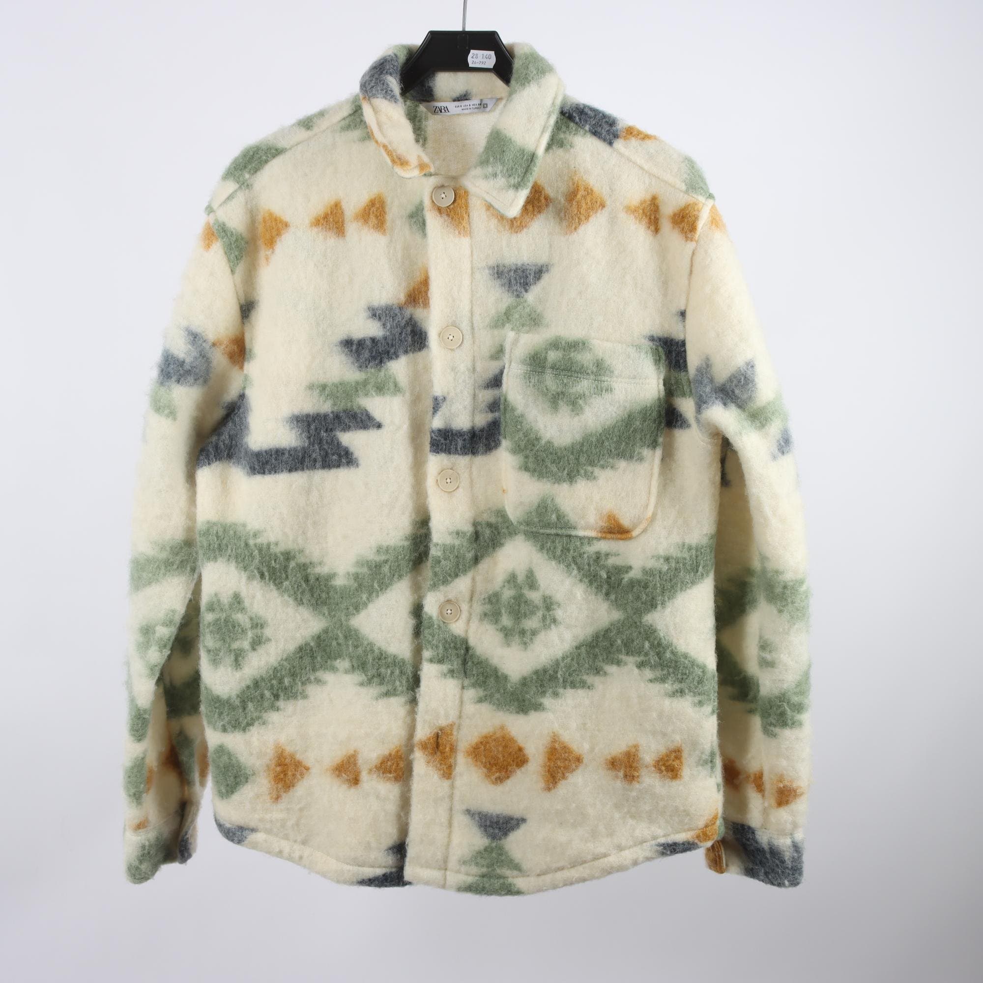 Skjorta, Zara, ullblandning, stl. S
