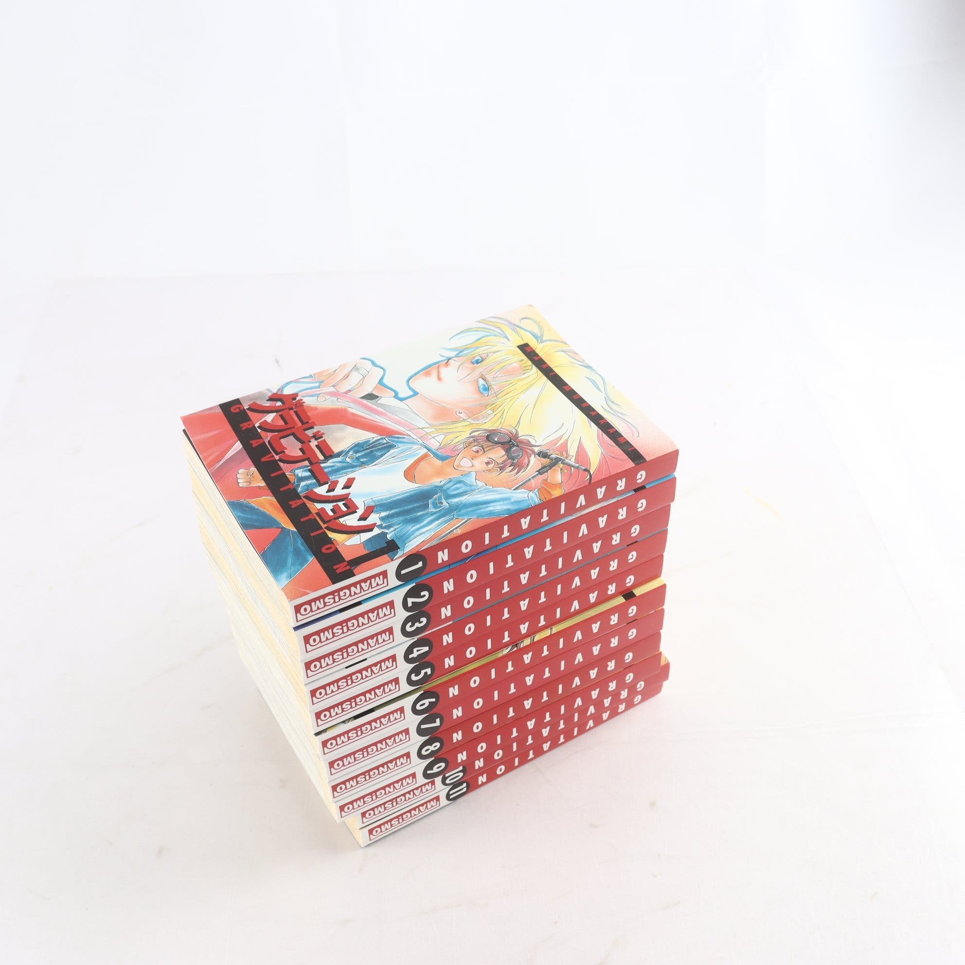 Manga, Komplett serie, Gravitation Vol. 1-11, Maki Murakami, Svensk utgåva.