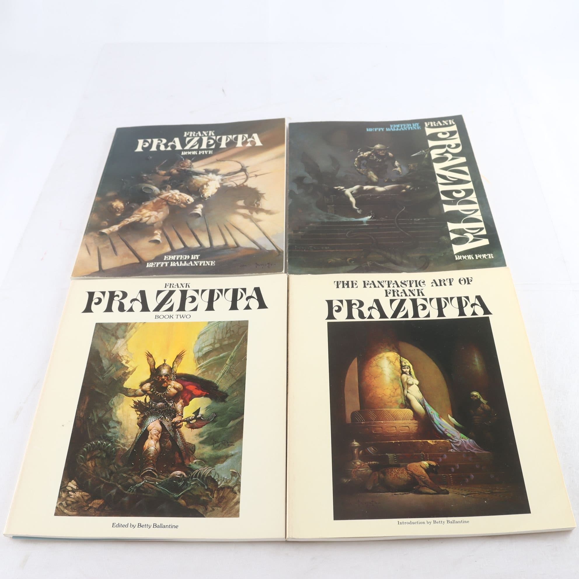 Bokpaket, Frank Frazetta, 4 st.