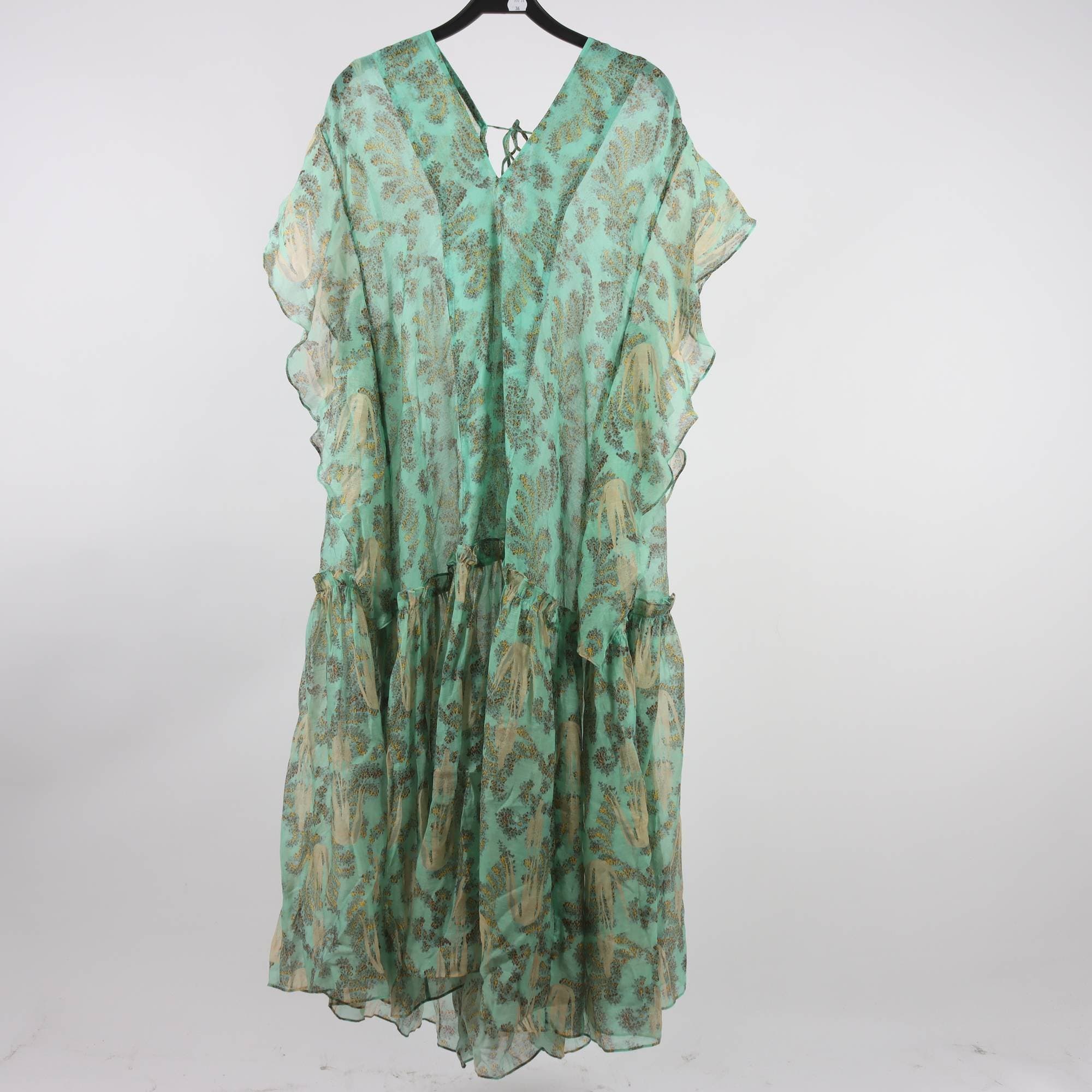 Klänning, H&M Conscious Exclusive, mönstrad, stl. S