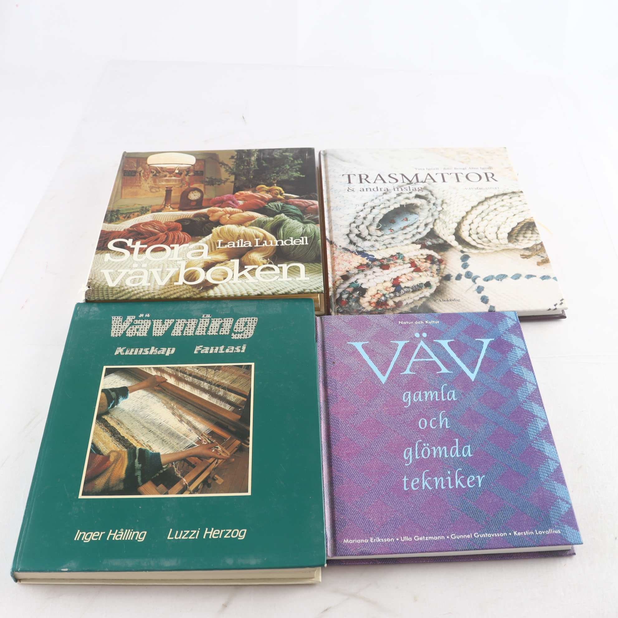 Bokpaket Vävböcker, 4 st.