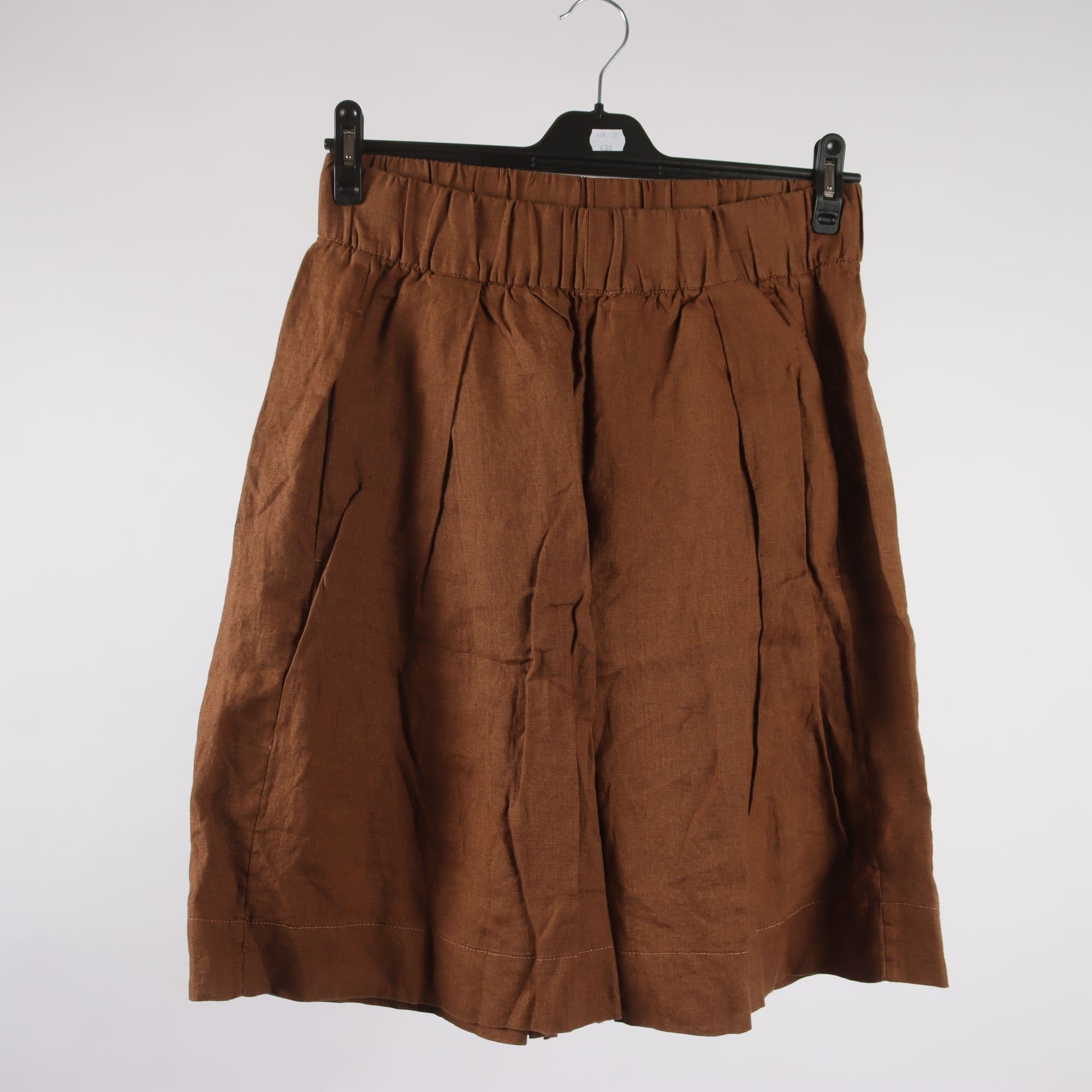 Shorts, Kay / Day, brun, 100% lin, stl. M.