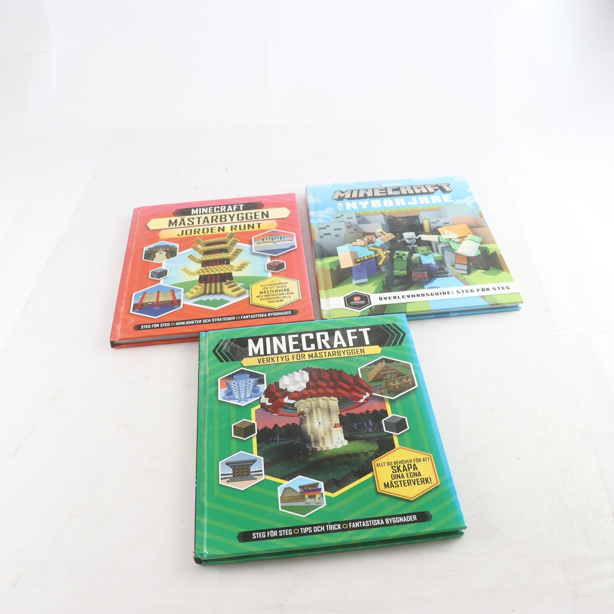 Bokpaket Minecraft, 3 st.