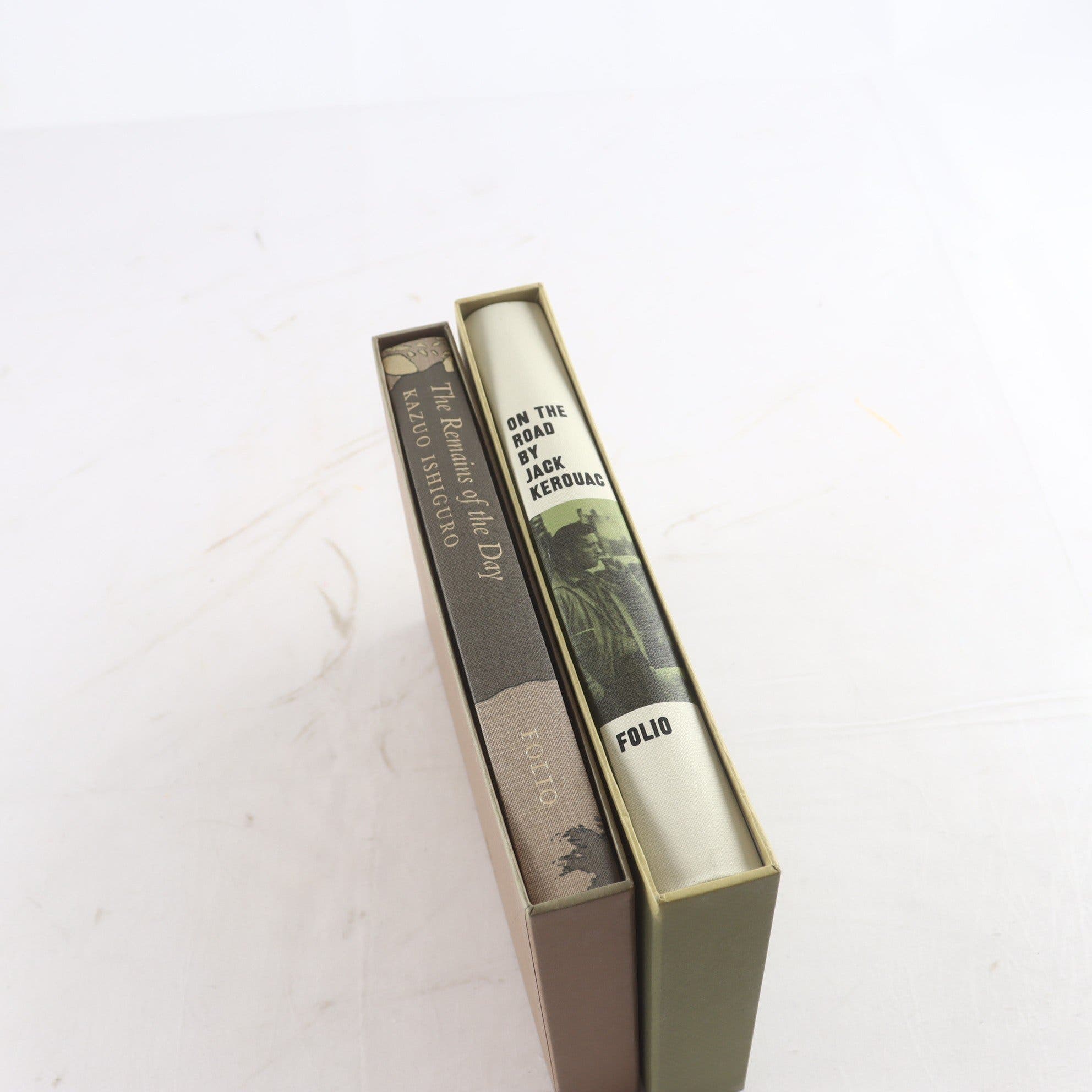 Bokpaket, Folioupplagor, On the road-kerouac & the Remains of the day-Ishiguro
