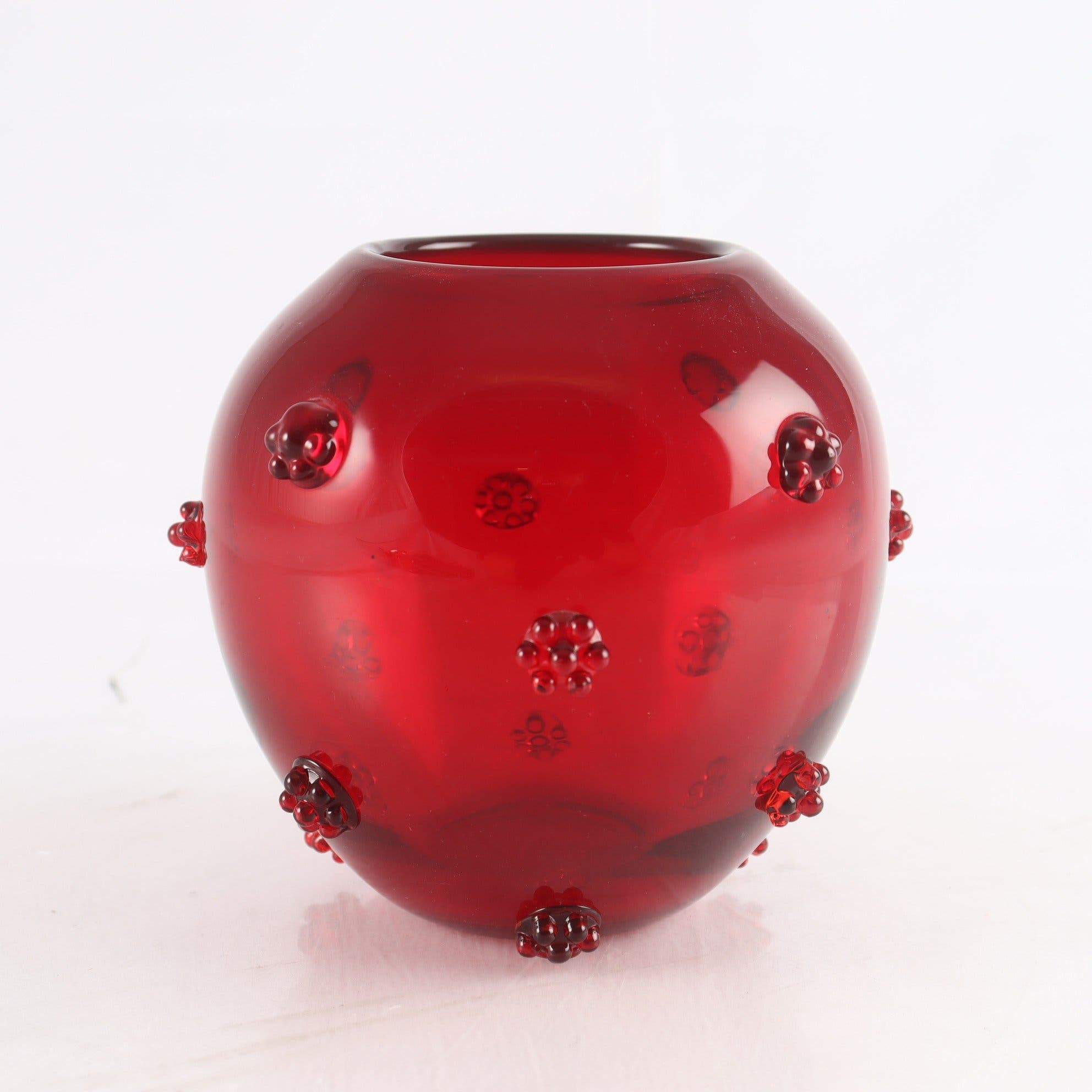 Glasvas, ”Hjortron”, Monica Bratt, Reijmyre, 1900-talets mitt