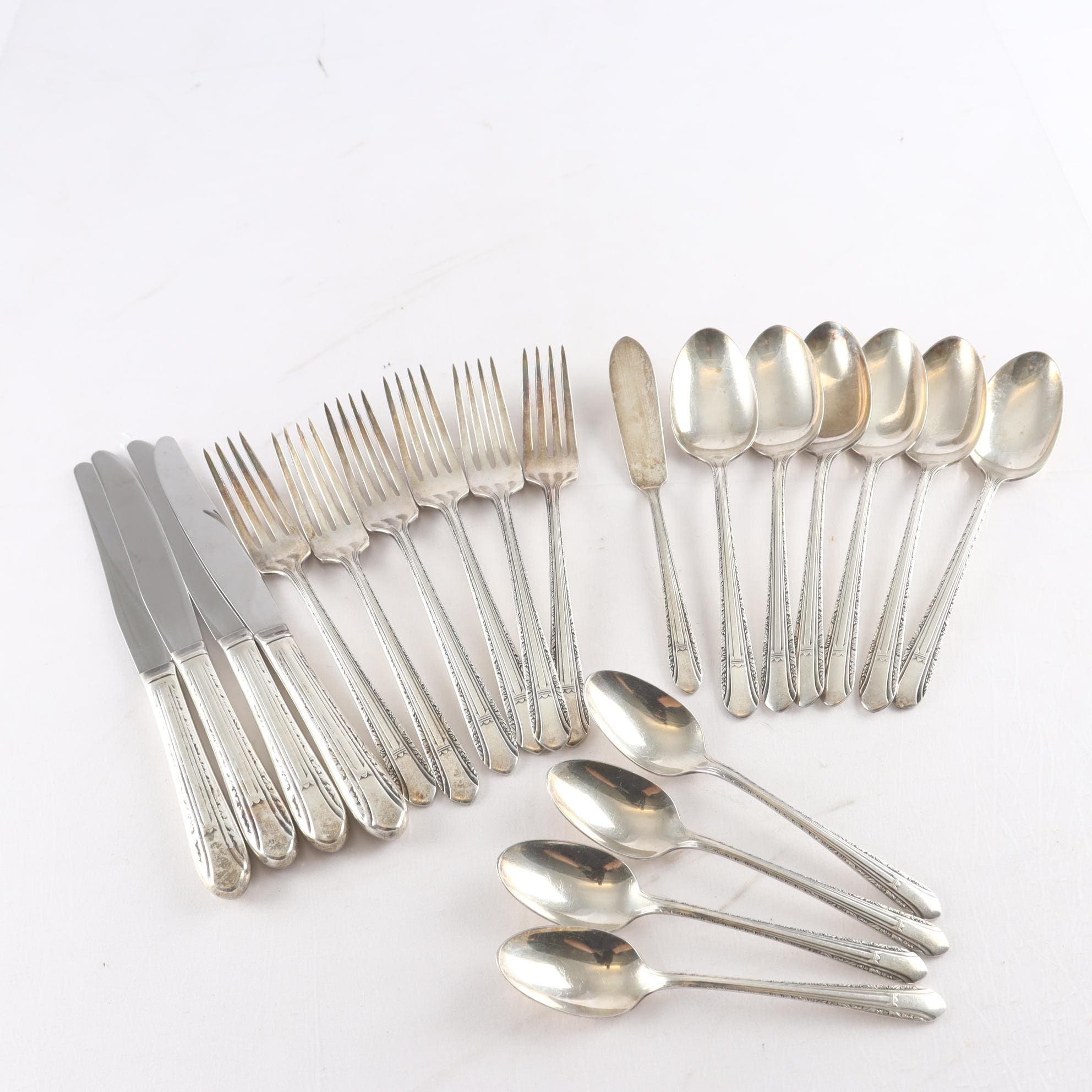 Bestick, nysilver, WM Rogers, England, 1900-tal