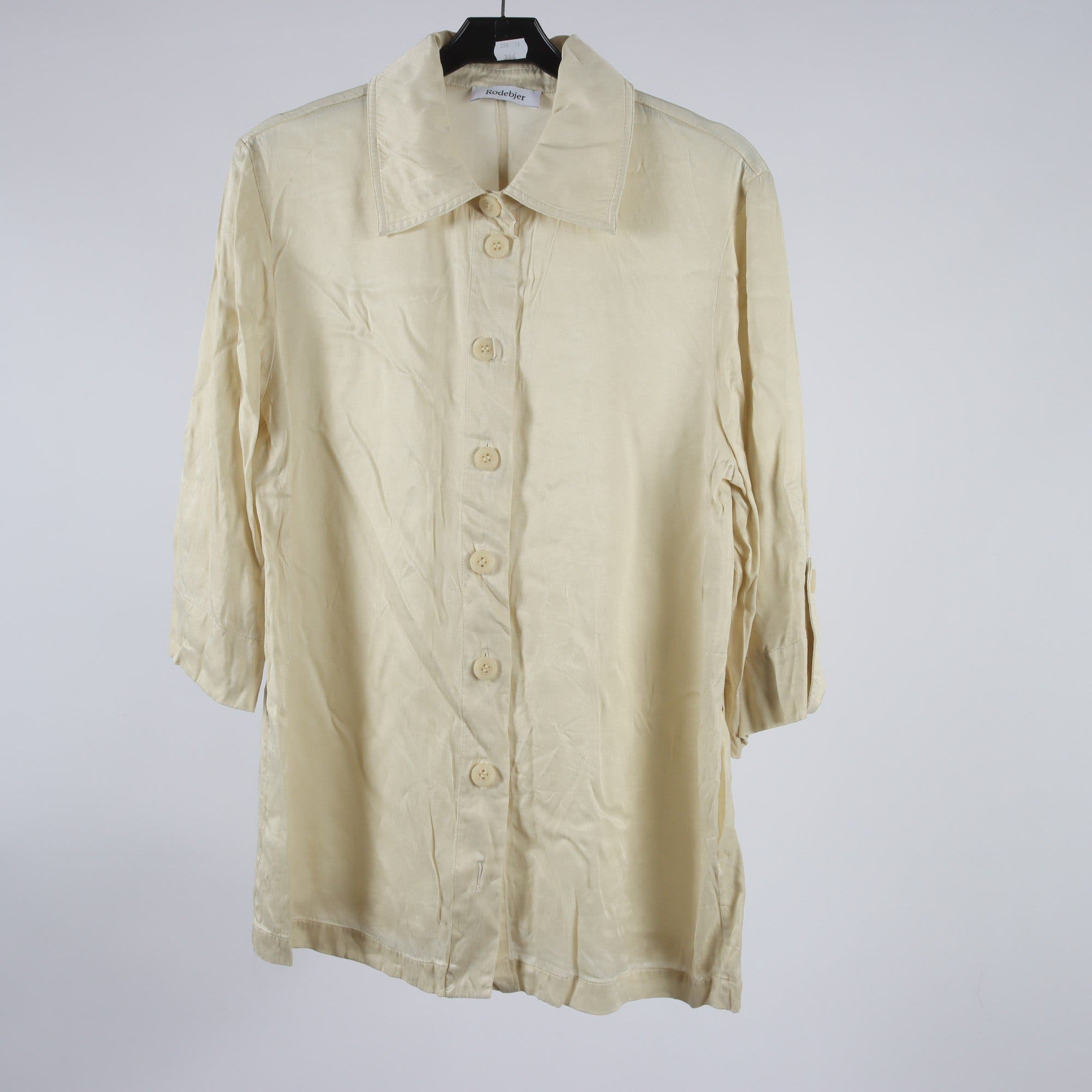 Blus, Rodebjer, ljusgul, stl. M.