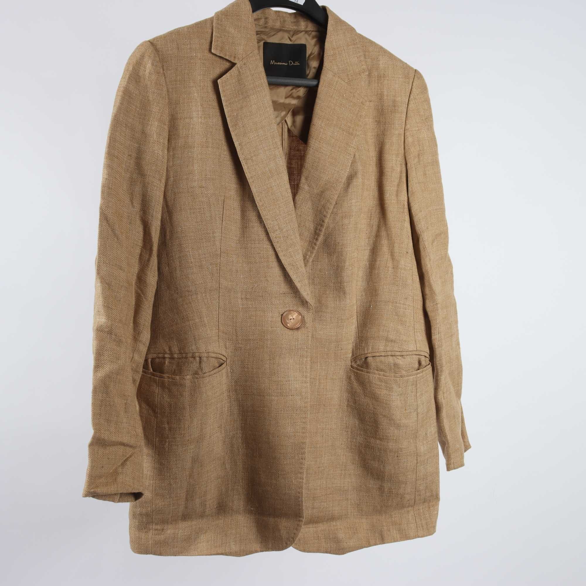 Kavaj, Massimo Dutti, brun, stl. 38