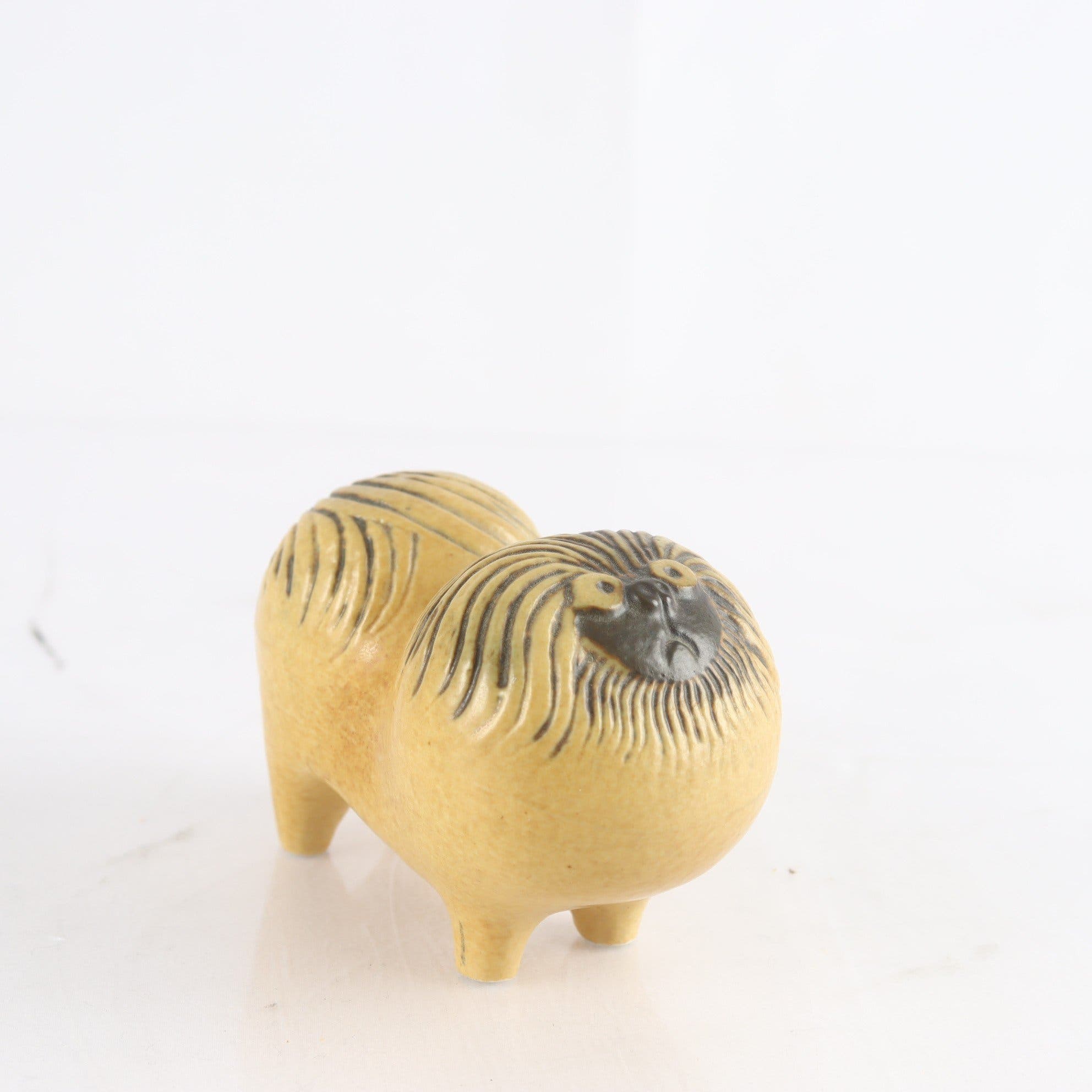 Figurin, Pekingese, Lisa Larson, ur serien Kennel, Gustavsberg