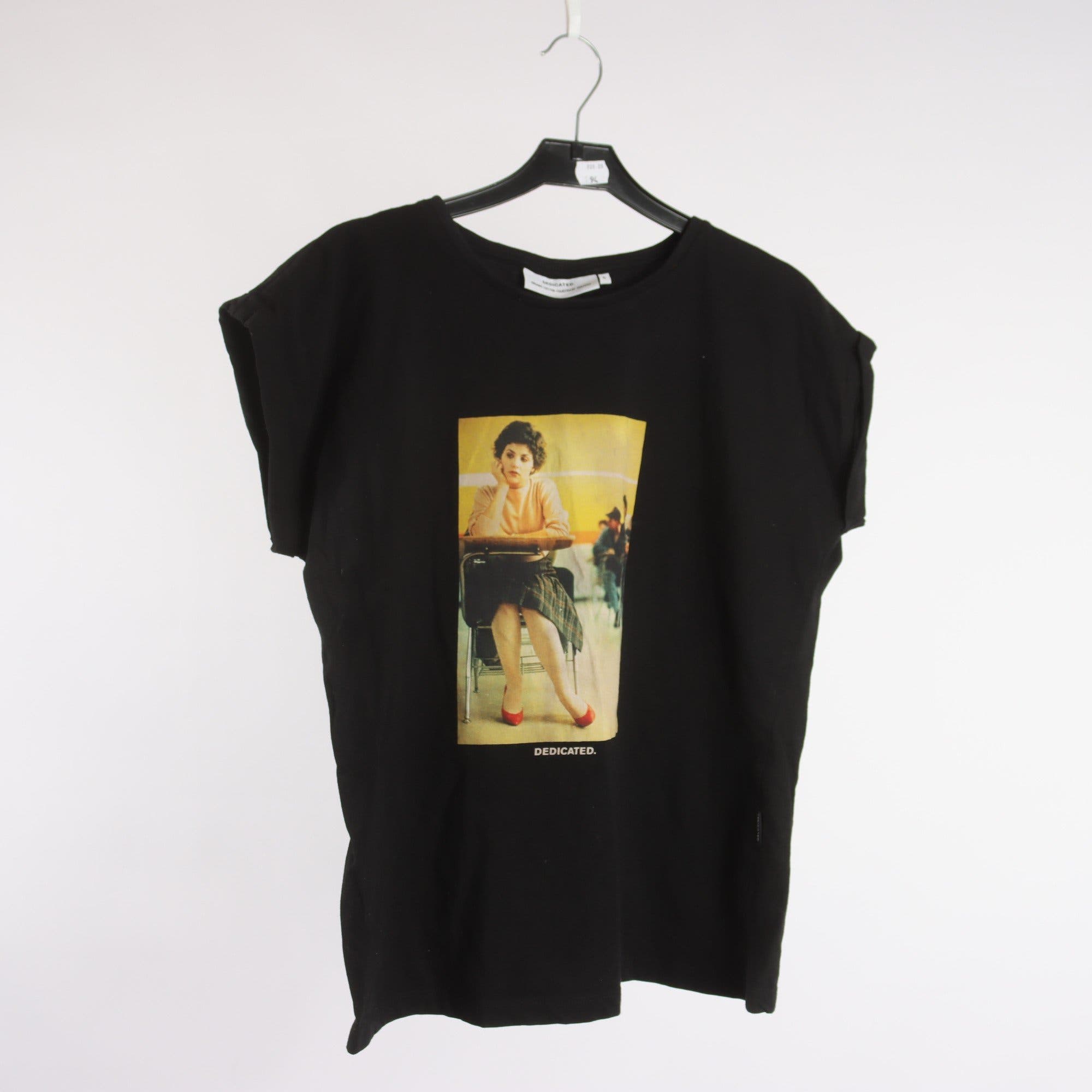 T-shirt, Dedicated, svart, stl. S