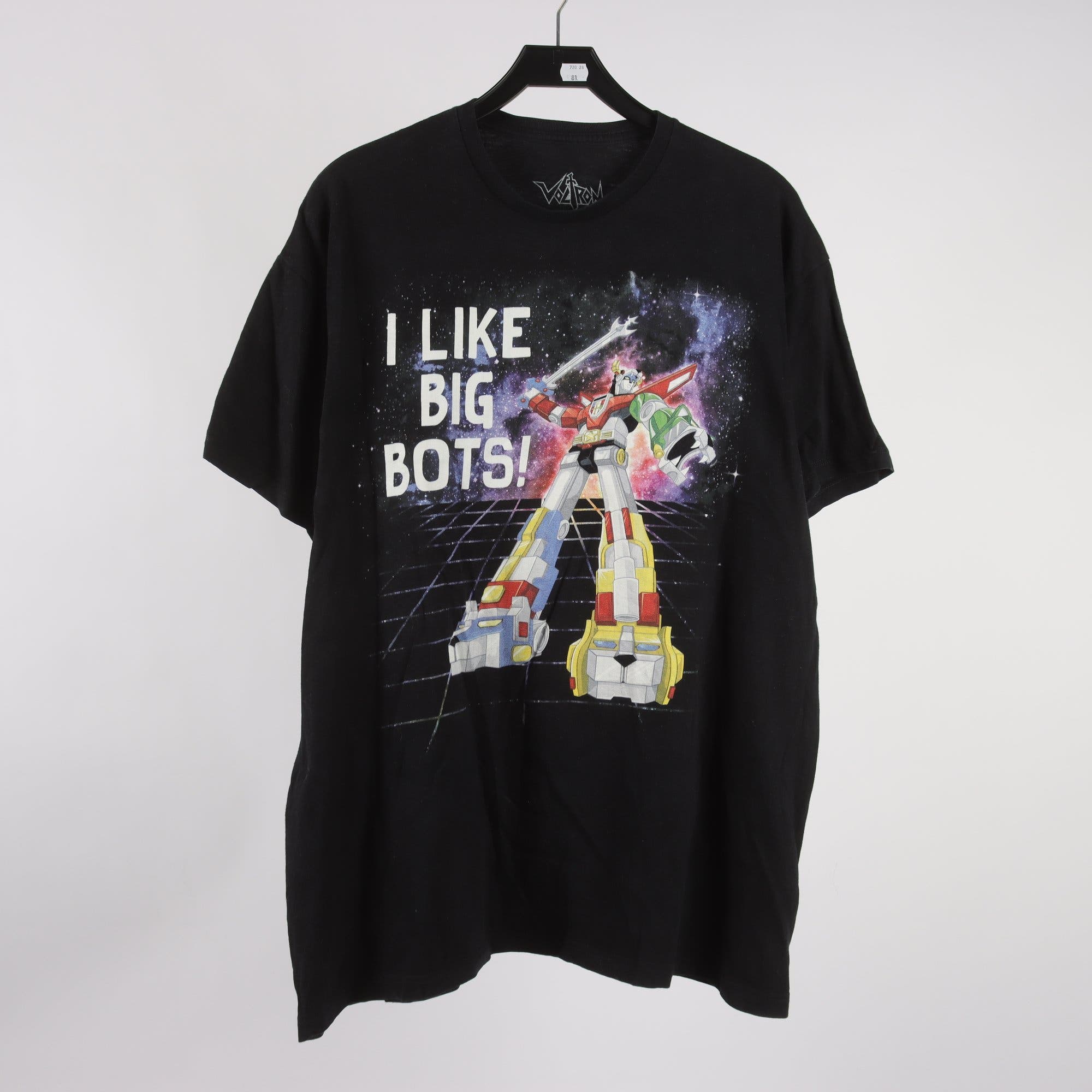 T-shirt, Voltron ”I Like Big Boots, svart, stl. XXL