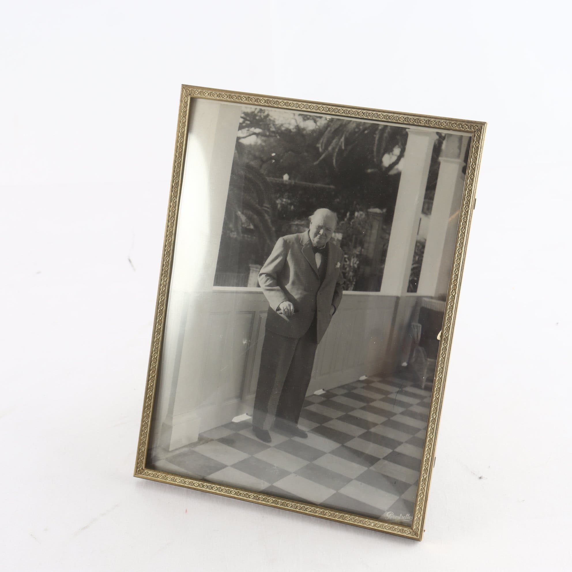 Fotografi, Winston Churchill, Hotel Reid´s, 1950-talets början. Samfraktas ej.
