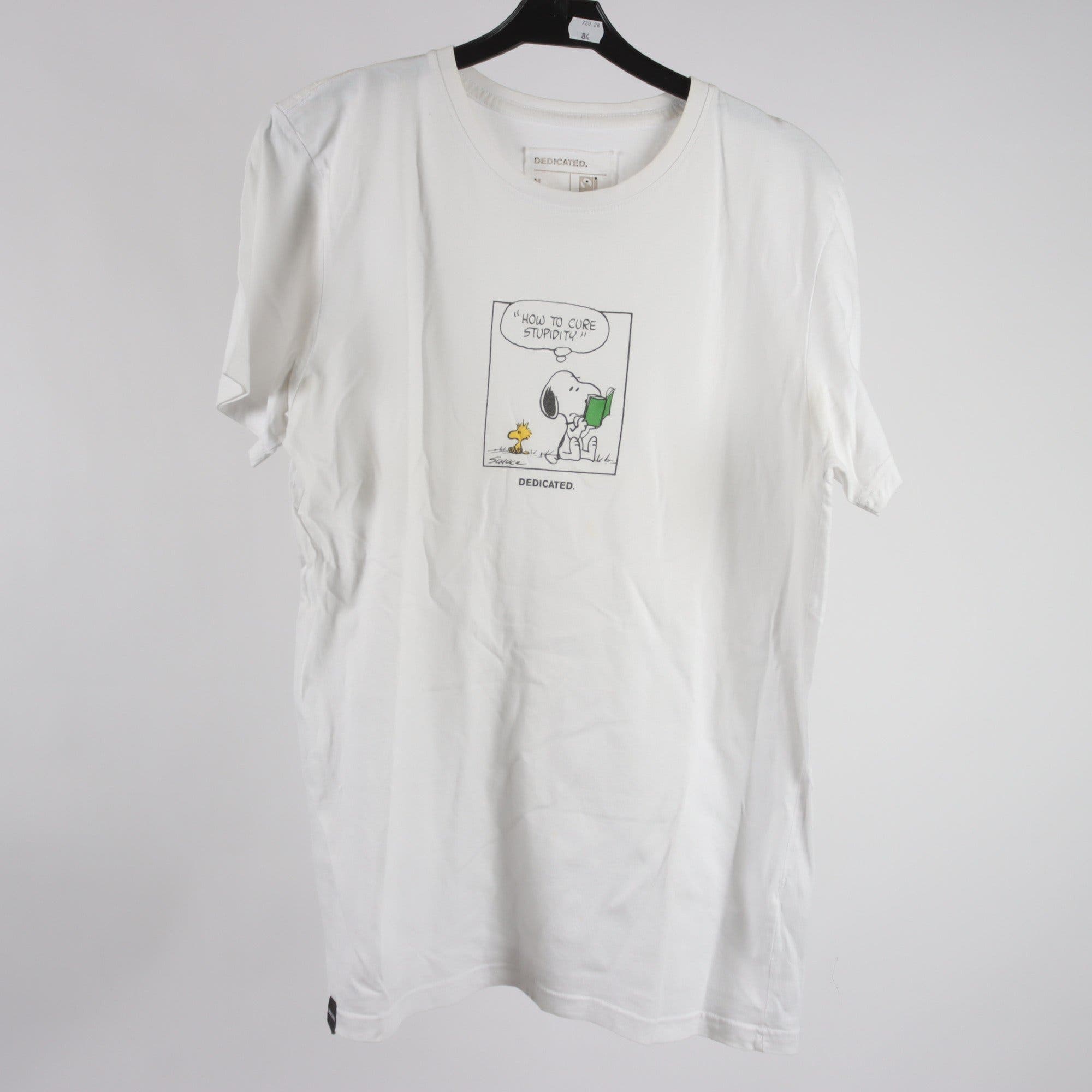 T-shirt, Dedicated, vit, stl. M