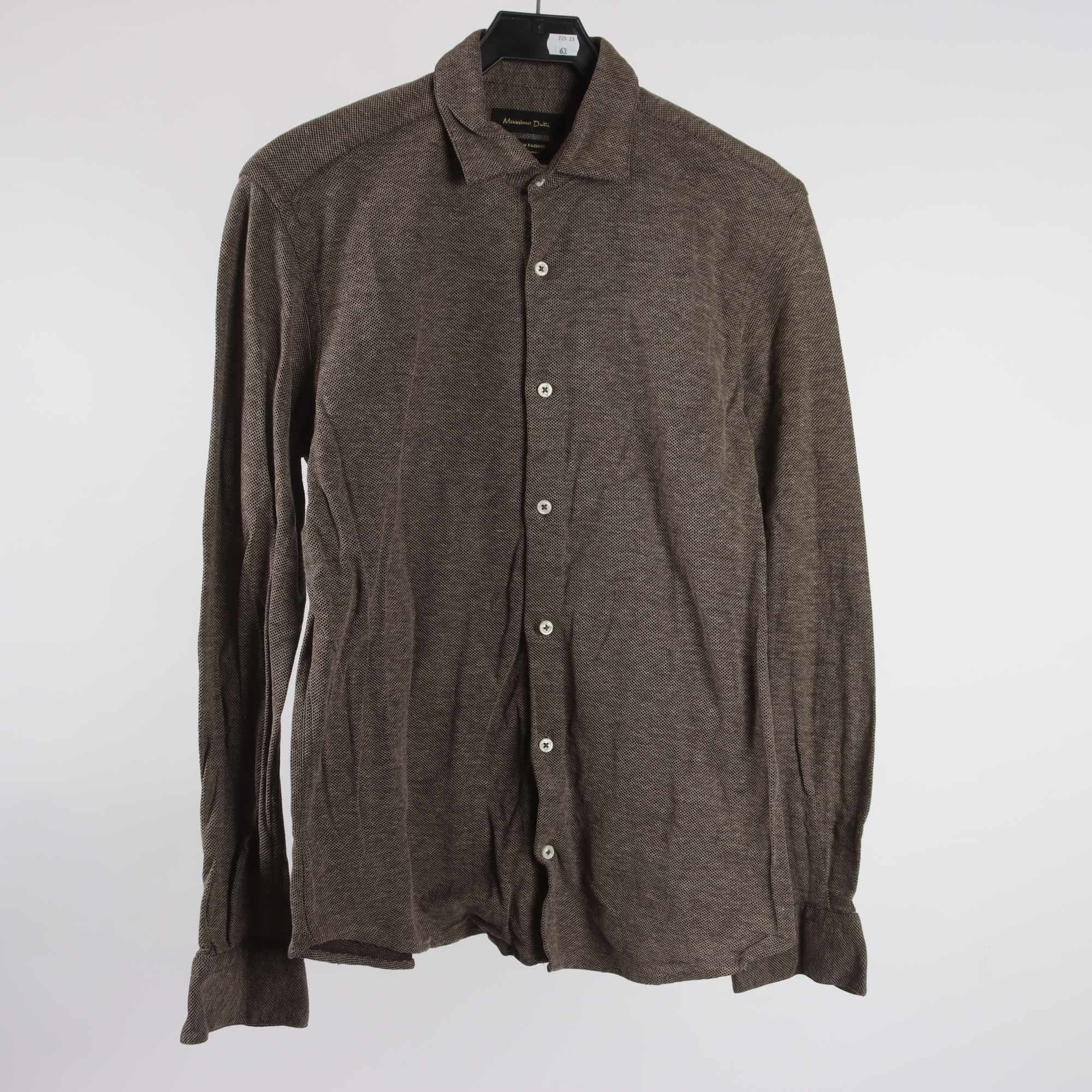 Skjorta, Massimo Dutti, brun, stl. M