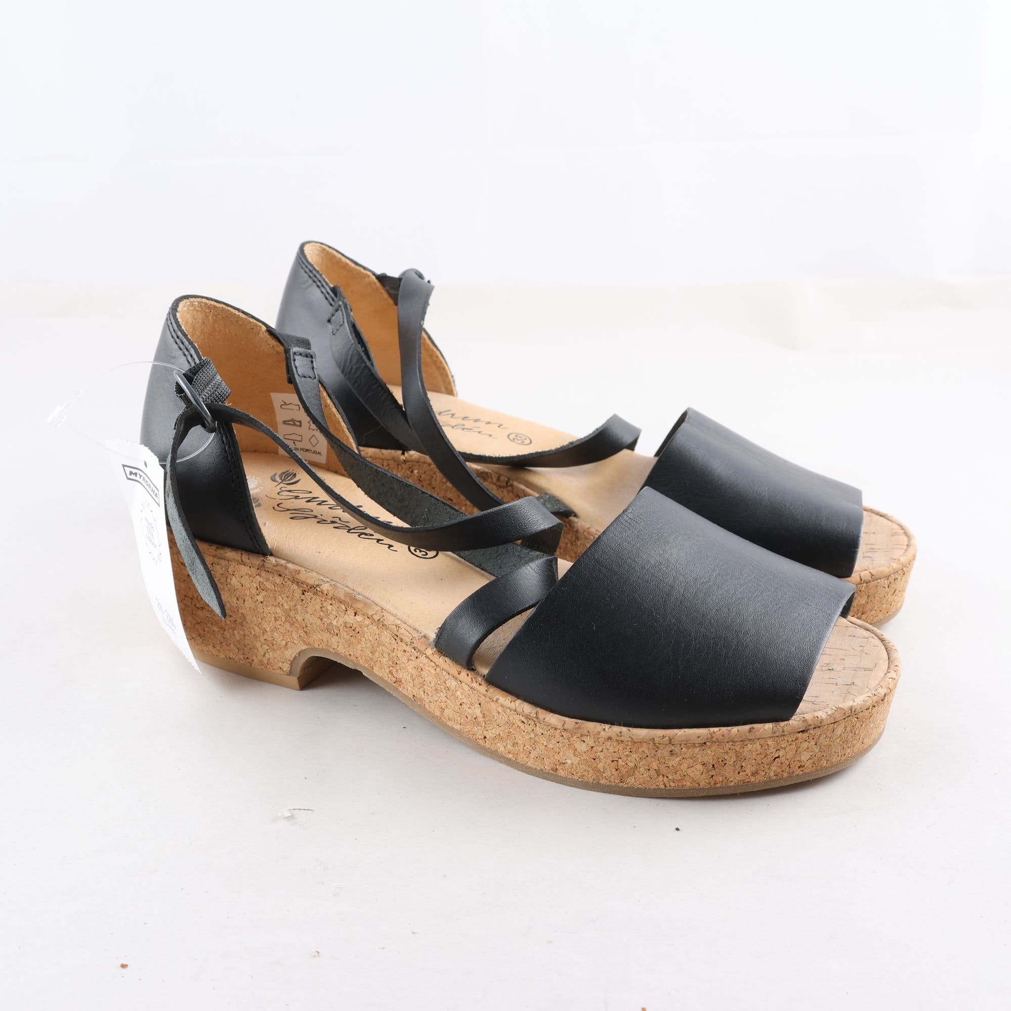 Sandaler, Gudrun Sjödén, läder, stl. 38