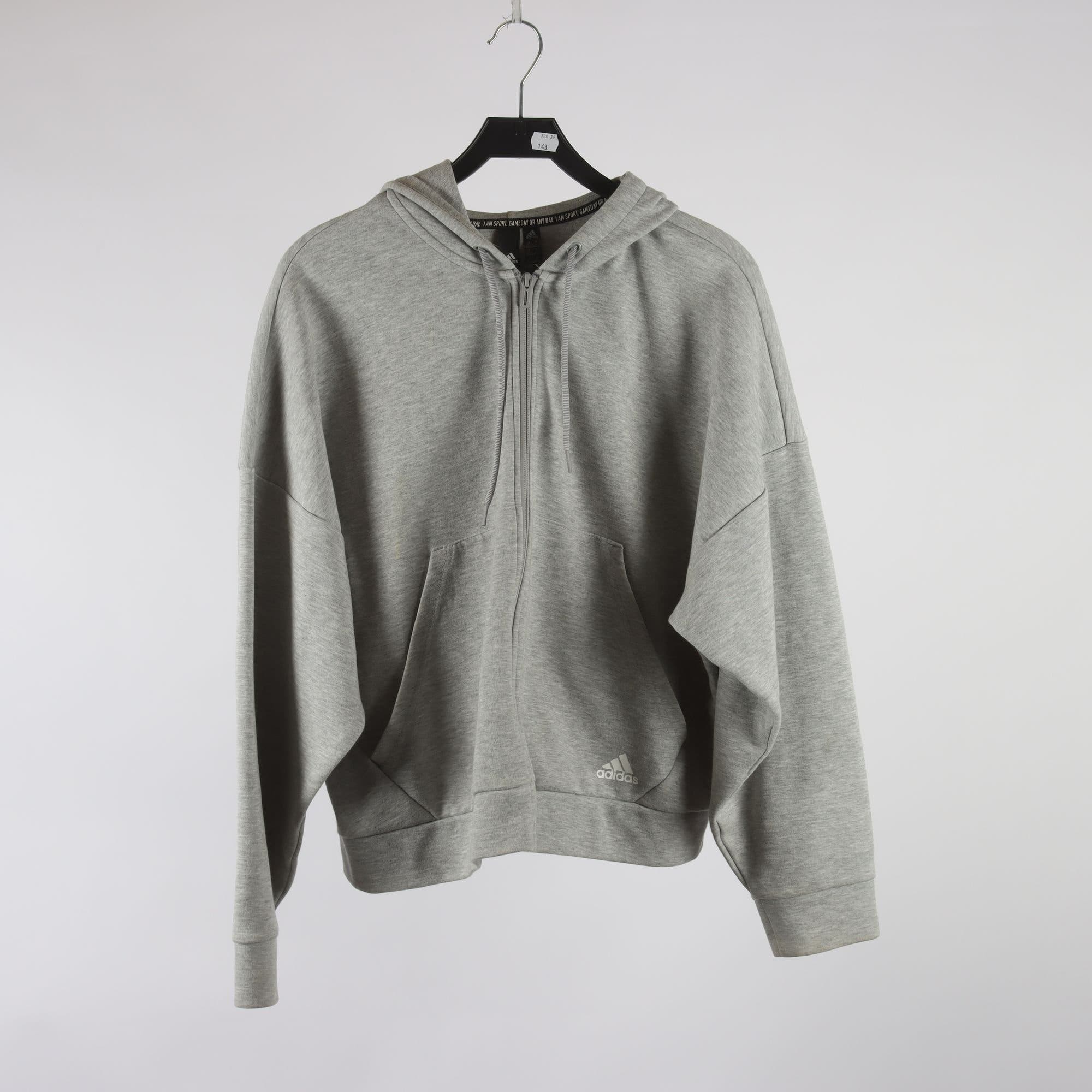 Hoodie, Adidas, grå, stl. XL