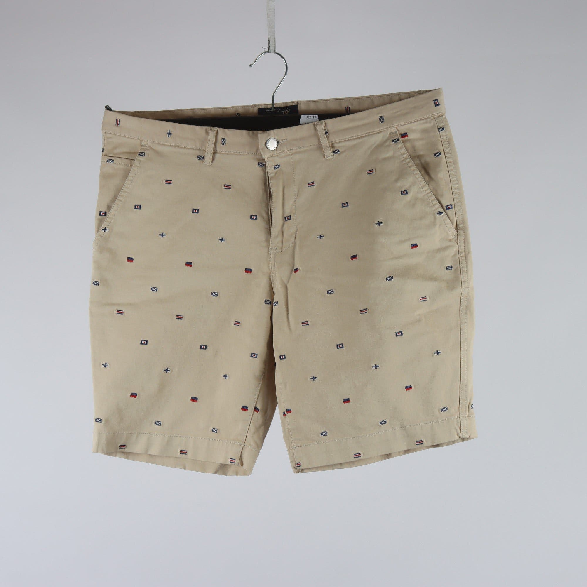Shorts, Sebago, beige, mönstrad, stl. L