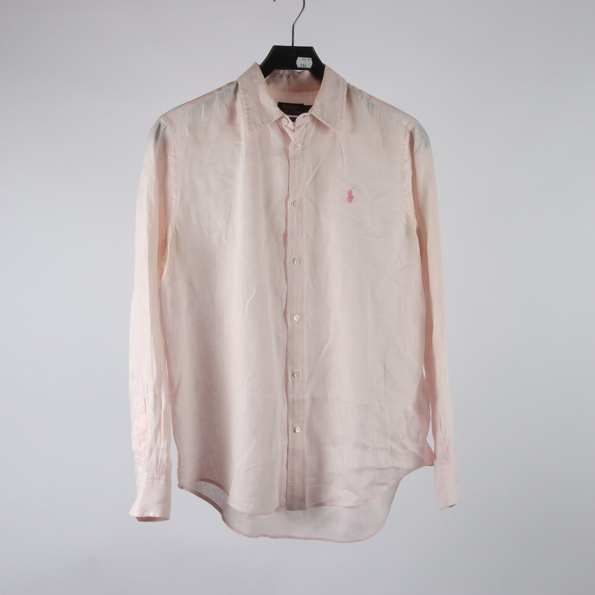 Skjorta, Polo Ralph Lauren, rosa, 100% linne, stl. S