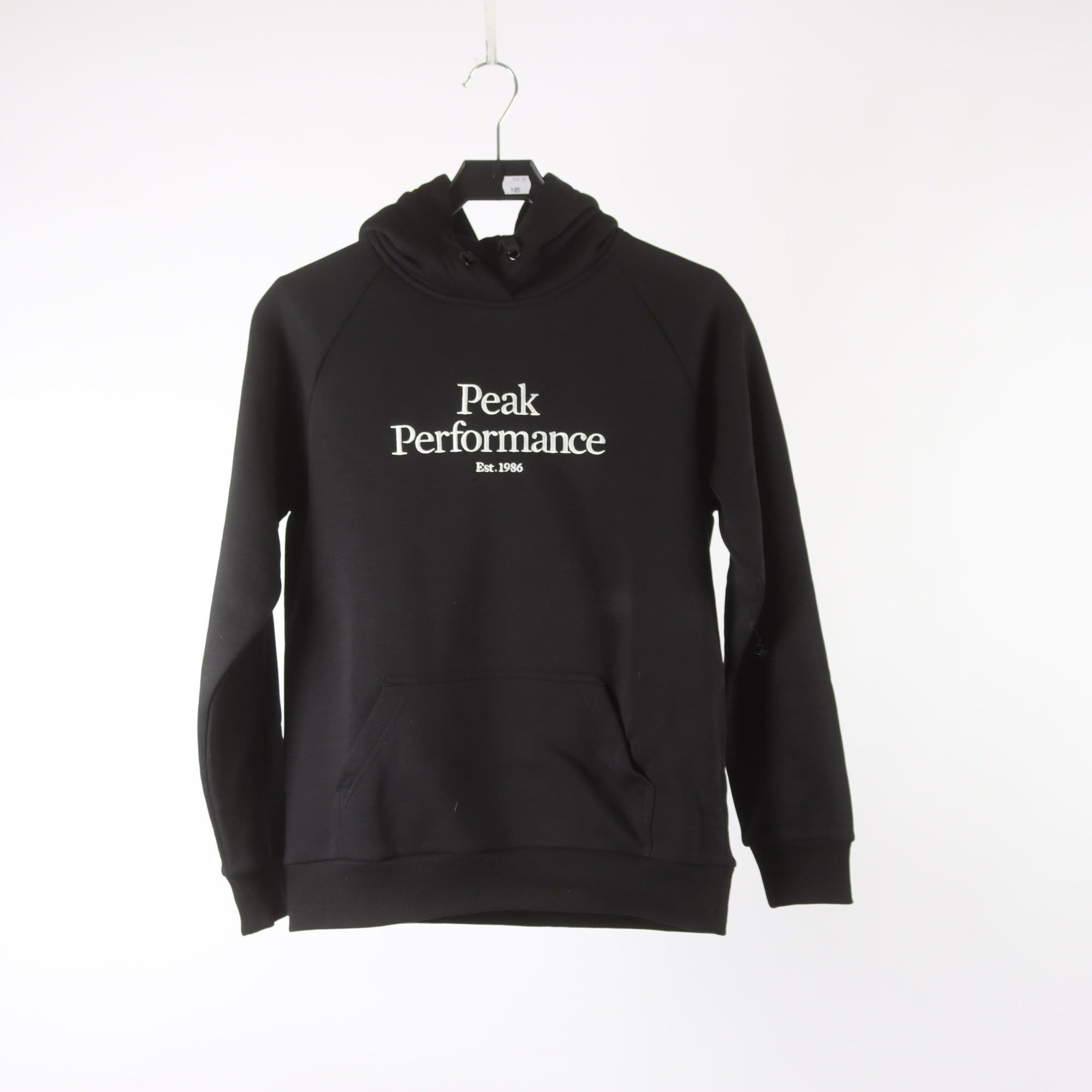 Hoodie, PeakPerformance, svart, stl. M