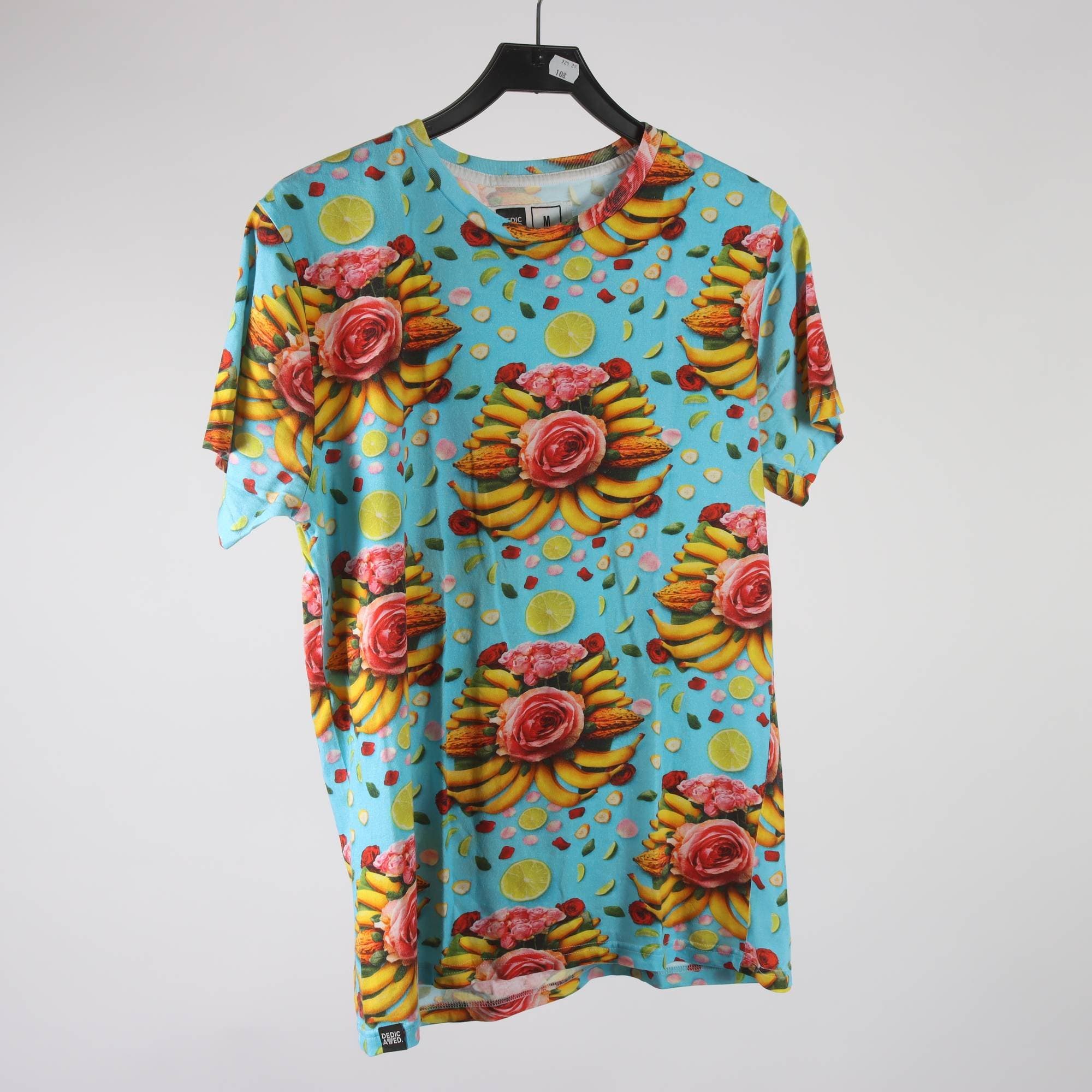 T-shirt, Dedicated, mönstrad, stl. M