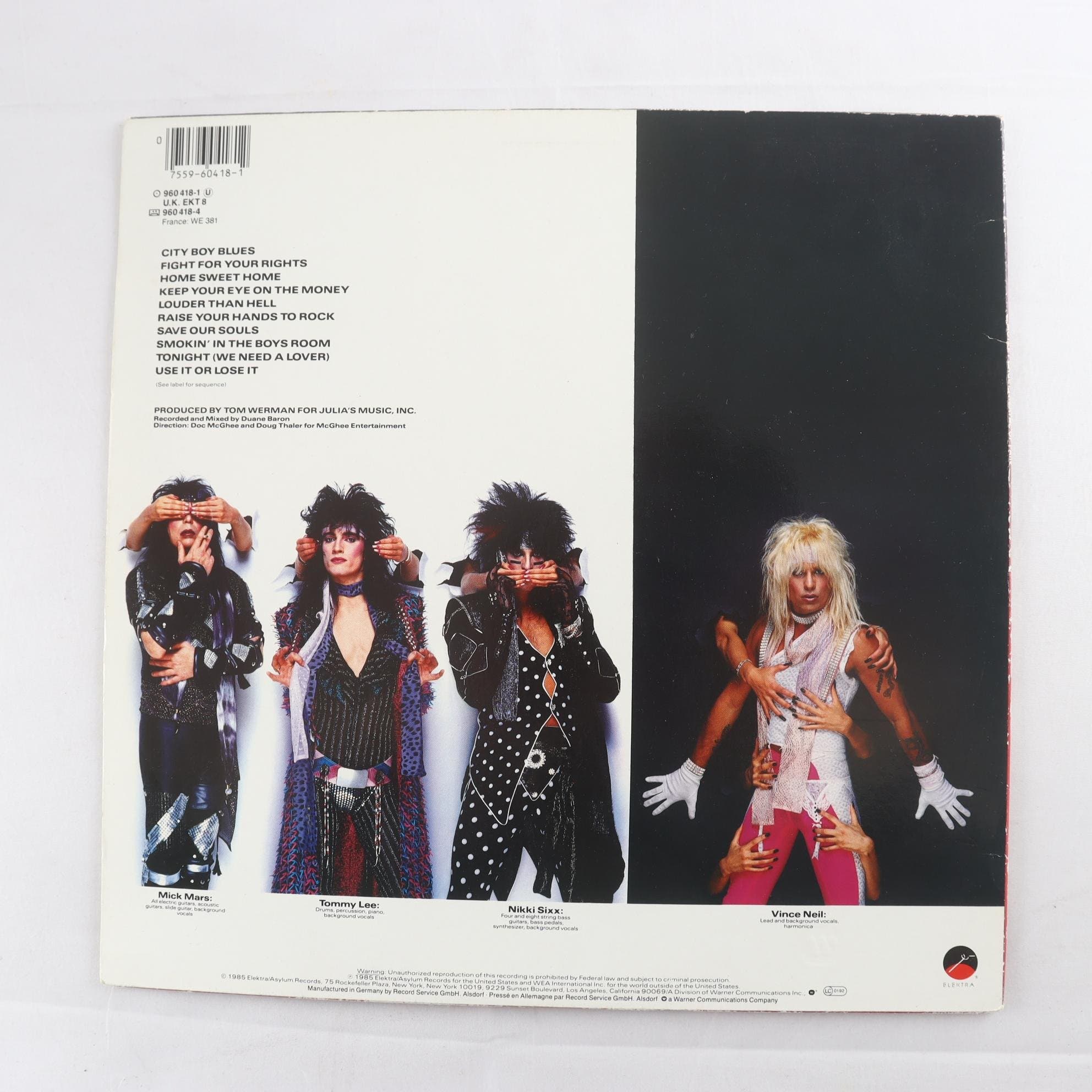 LP Mötley Crüe, Theatre Of Pain