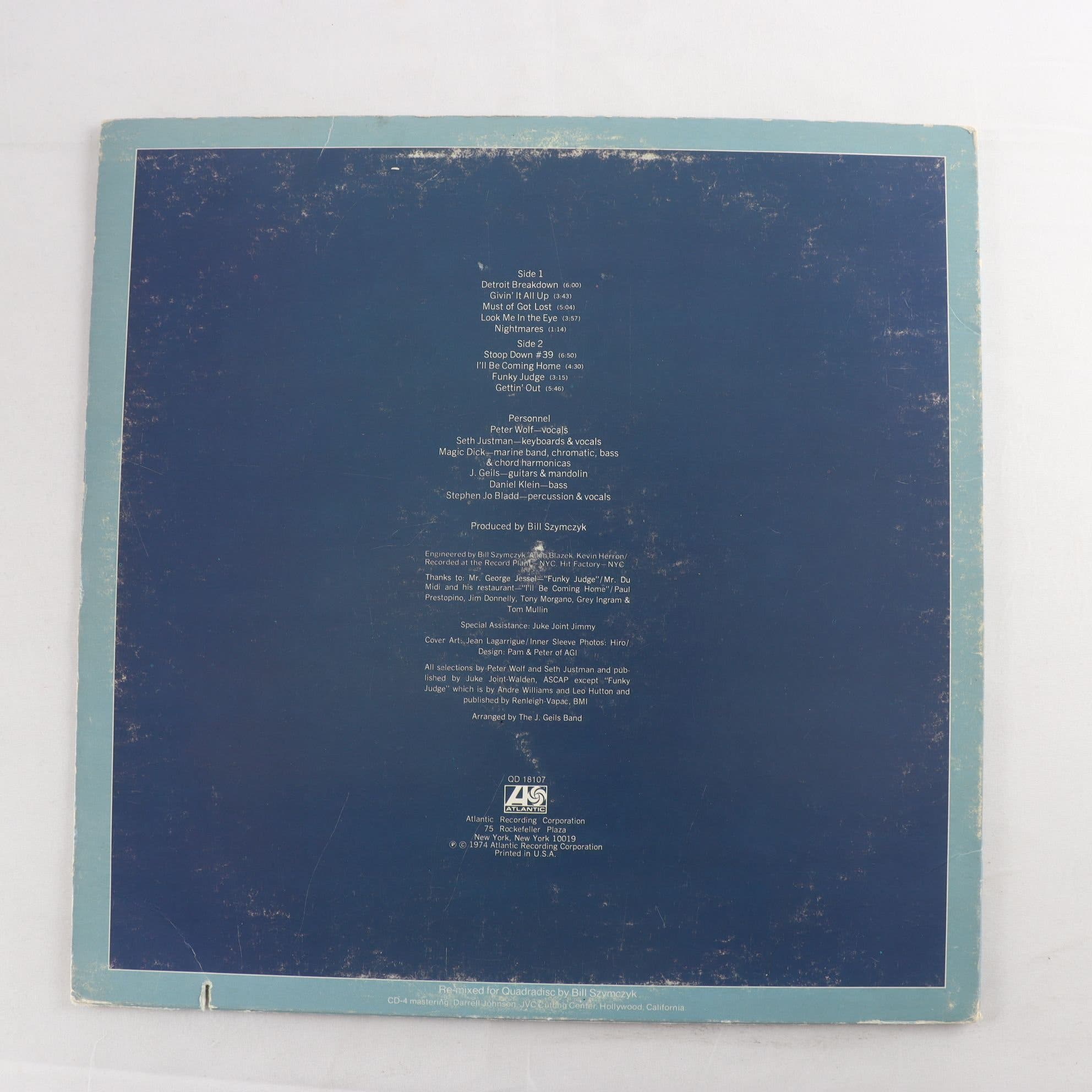 LP J. Geils Band, Nightmares …And Other Tales From The Vinyl Jungle