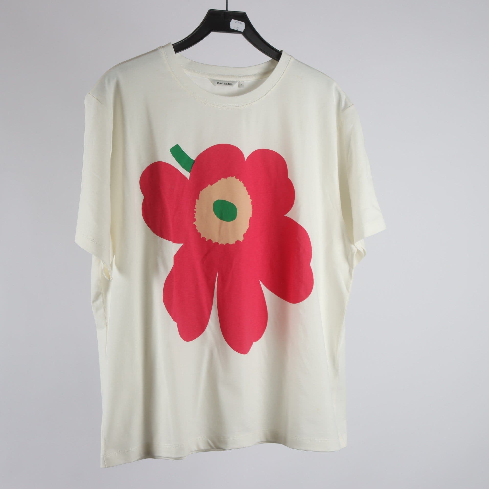 T-shirt, Marimekko, vit ,stl. XL