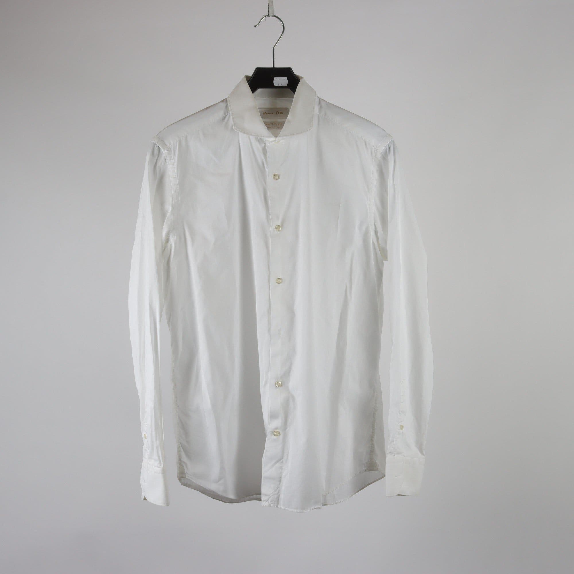 Skjorta, Massimo Dutti, vit, stl. 41.